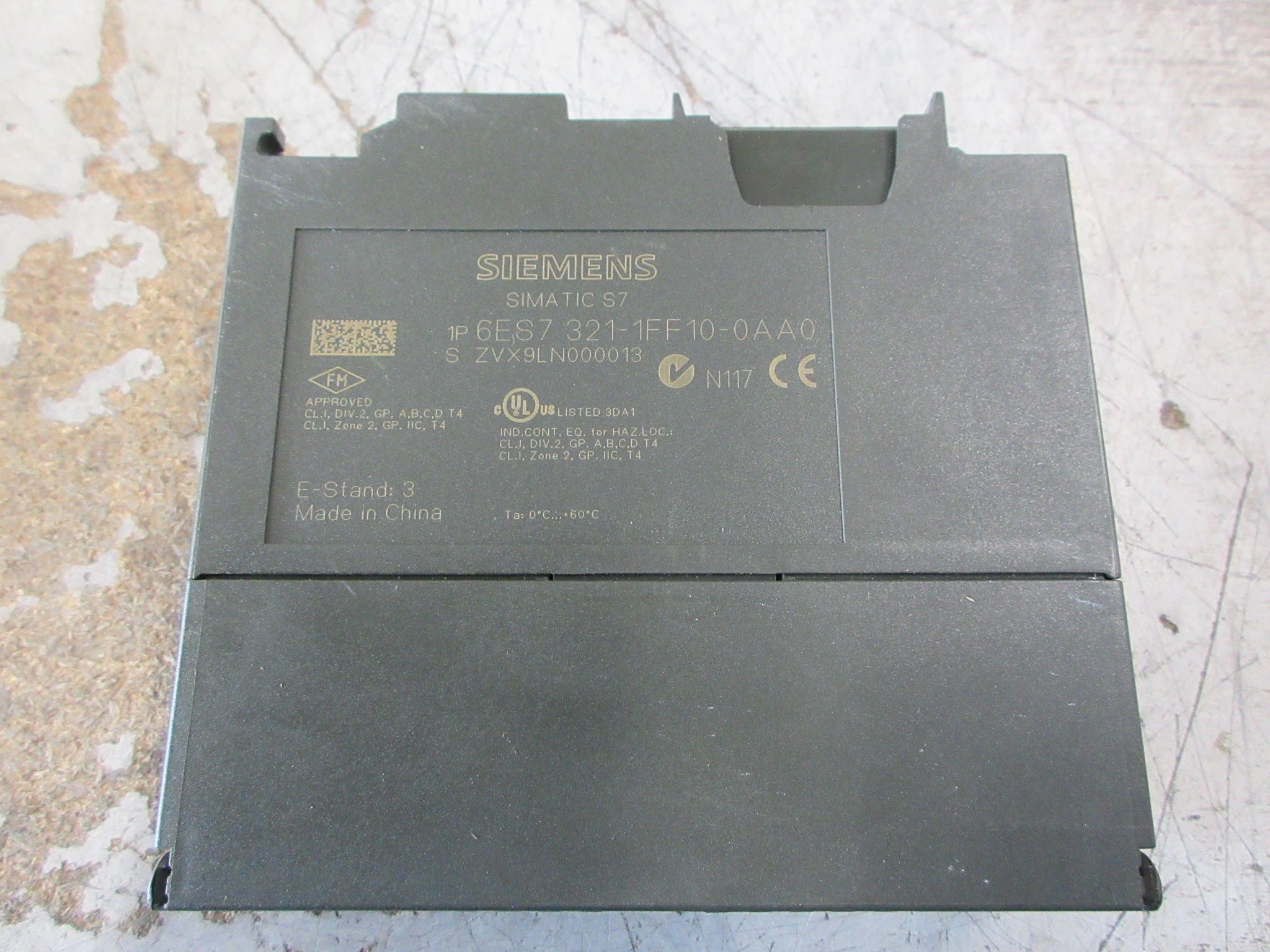Siemens Simatic S7 Digital Input Module 6ES7 321-1FF10-0AA0 E-Stand : 3 Used