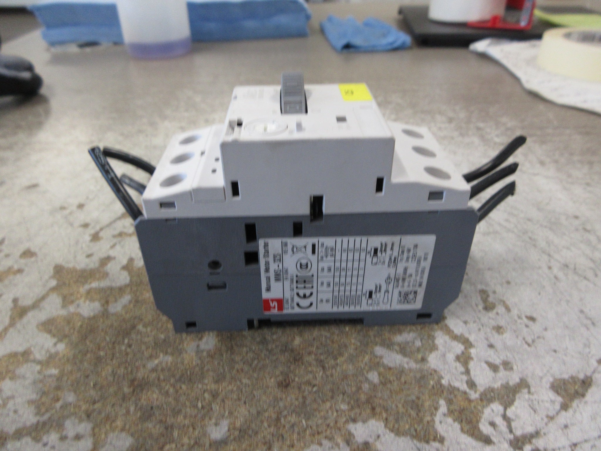 LS Meta MEC Manual Starter MMS-32S Trip: 6-10A *No Trip Cover* Used
