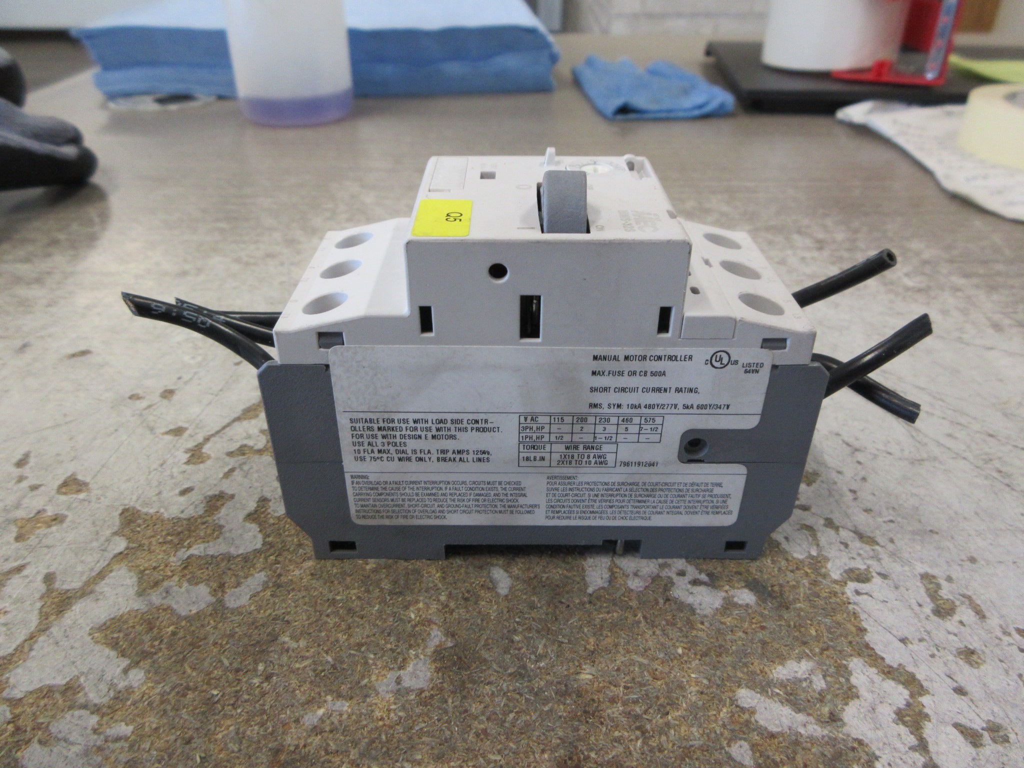LS Meta MEC Manual Starter MMS-32S Trip: 6-10A *No Trip Cover* Used