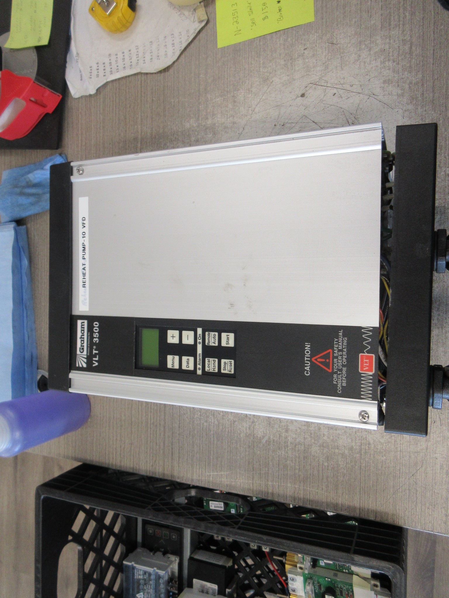 Graham 3504 AC Drive 175H8858 3HP 460V Used