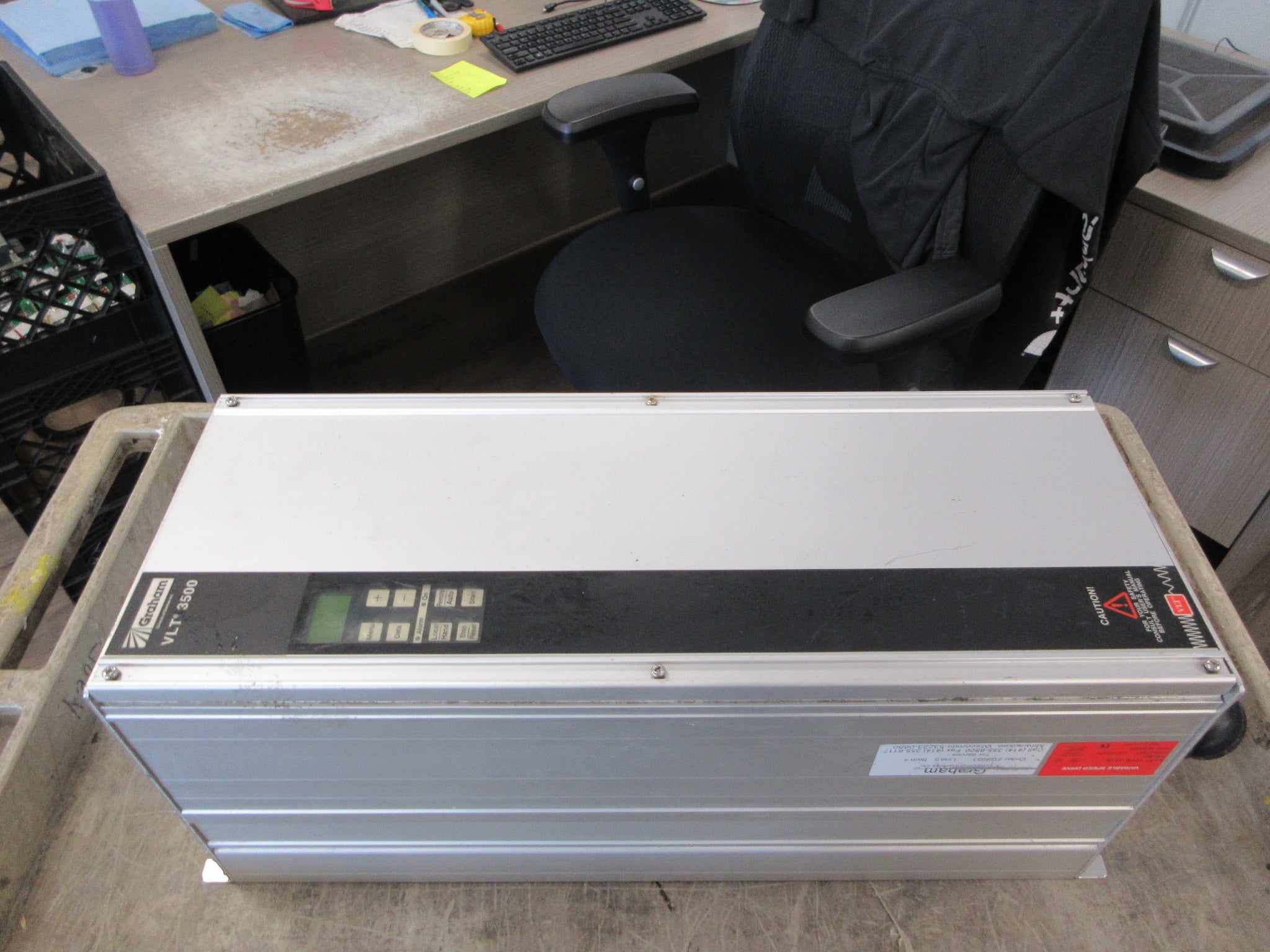 Graham VLT 3516 AC Drive 175H7351 15HP 3Ph Used