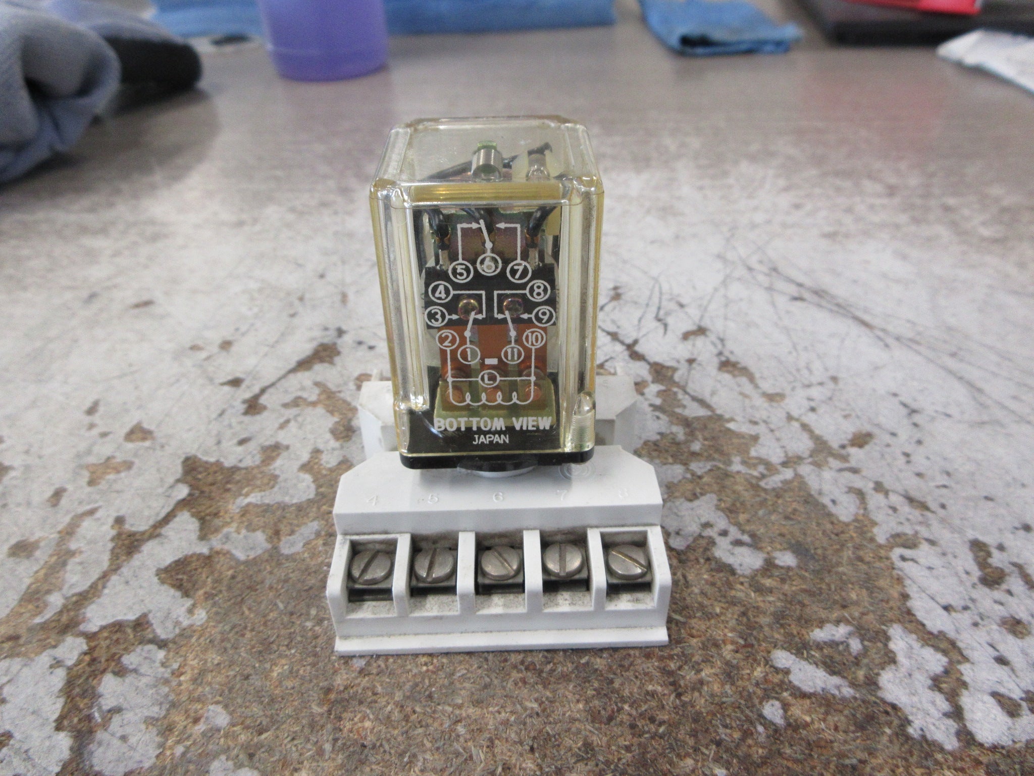 A-A Electric Relay AAE-A301L-0 120V Coil W/Base Used
