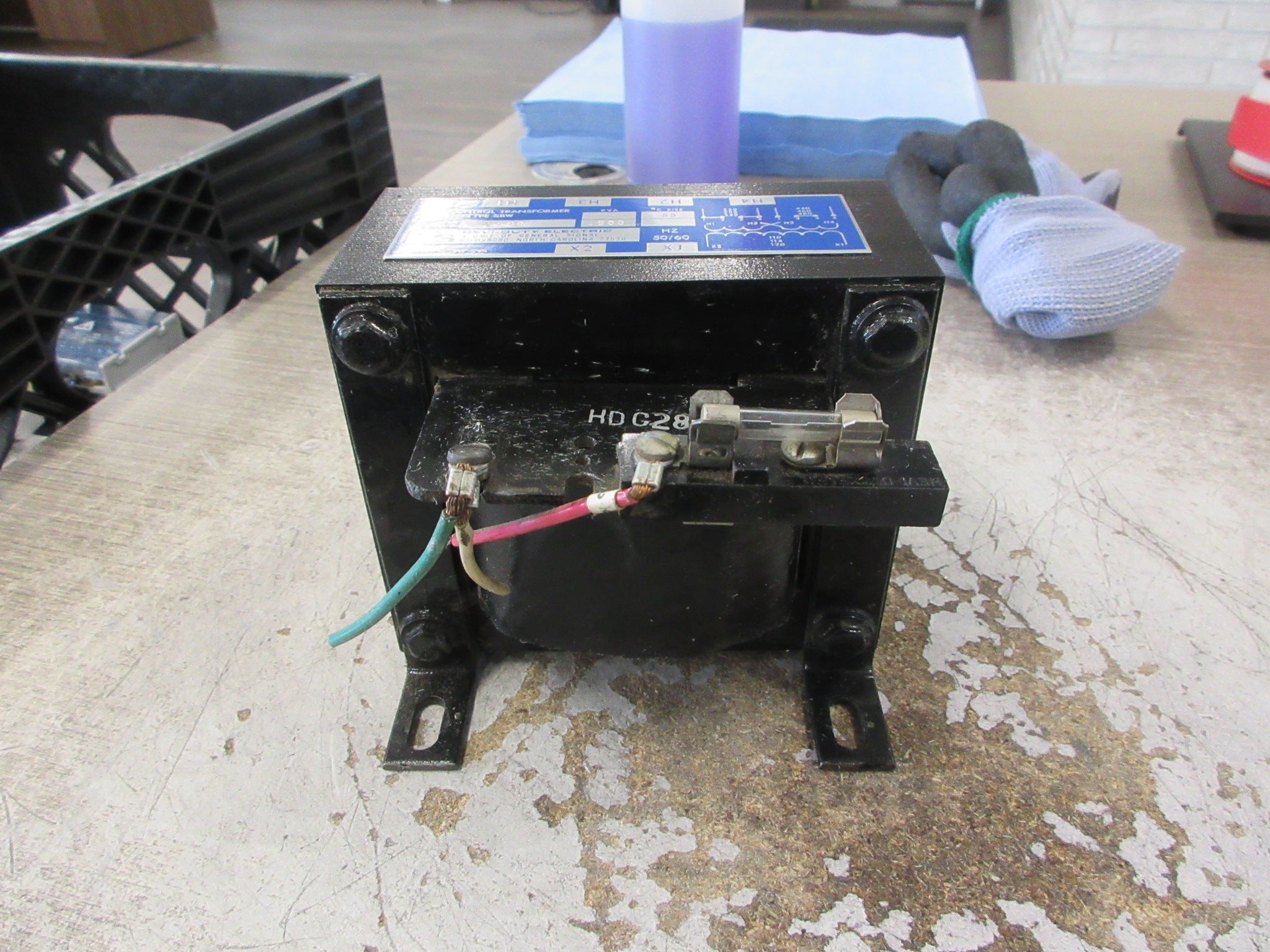 Hevi-Duty Type SBW Control Transformer W500 0.500KVA Pri: 240/480V Used