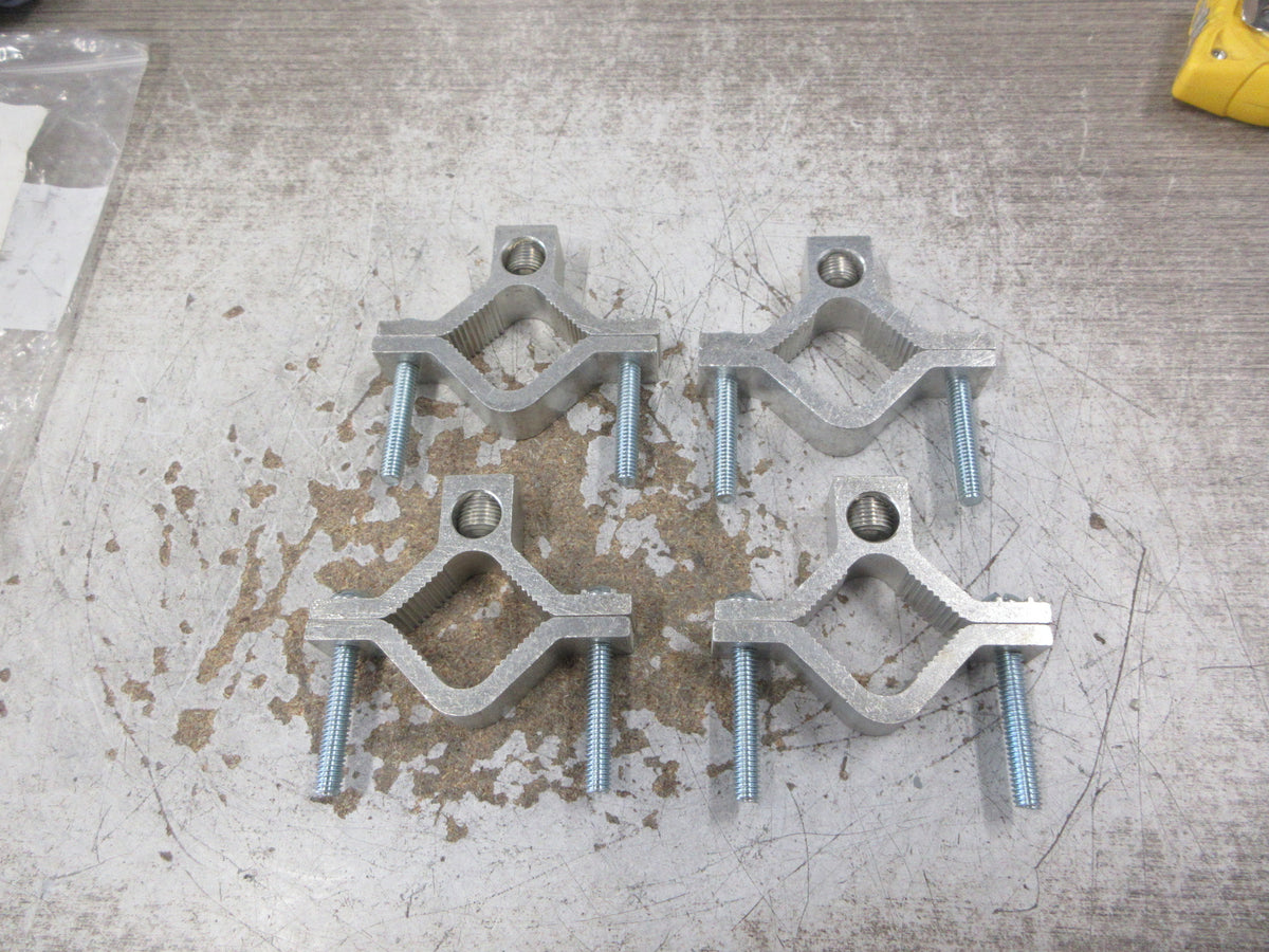 Burndy Grounding Clamp GC18A 250-6 , 1 1/4"-1 1/2"-2" Pipe New Surplus