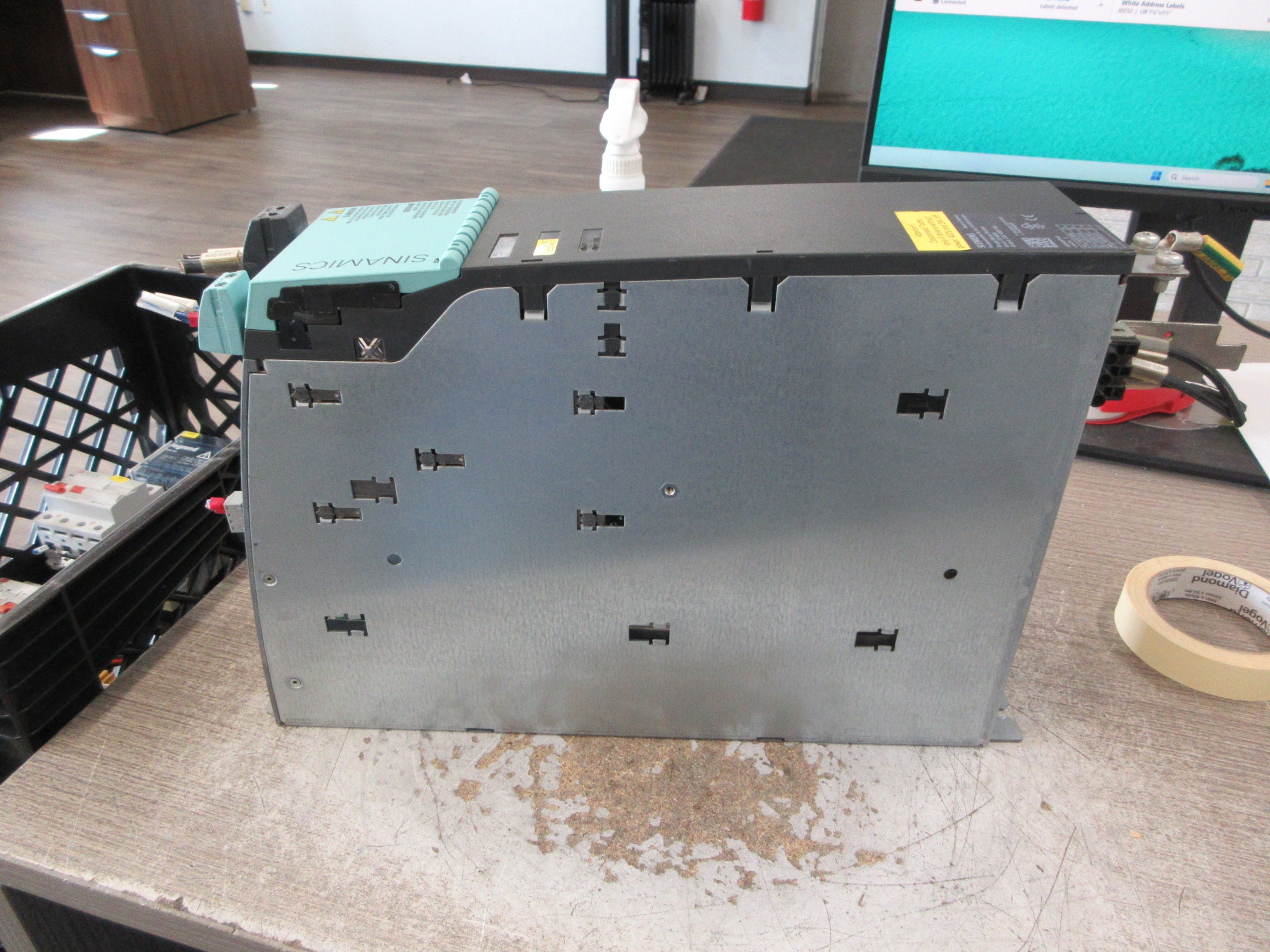 Siemens Single Motor Module 6SL3120-1TE23-0AA3 Ver.C Input: 600VDC Used