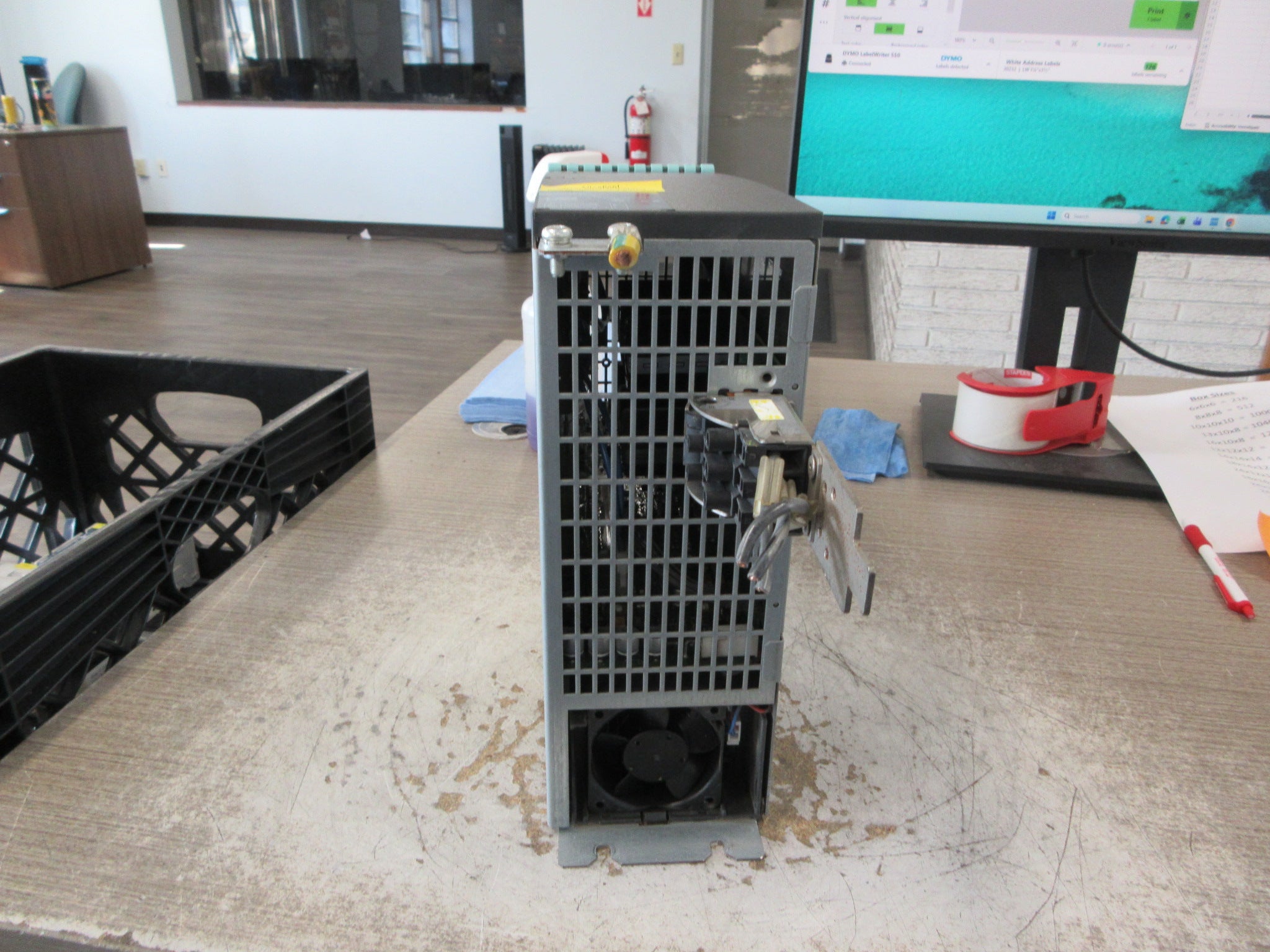 Siemens Single Motor Module 6SL3120-1TE23-0AA3 Ver.C Input: 600VDC Used