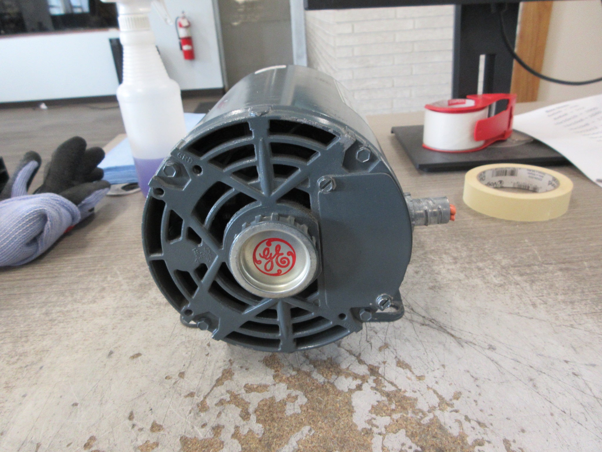 GE AC Motor 5K37PN200X 3/4HP 200V 1725RPM 3.2A 60Hz 3Ph Used