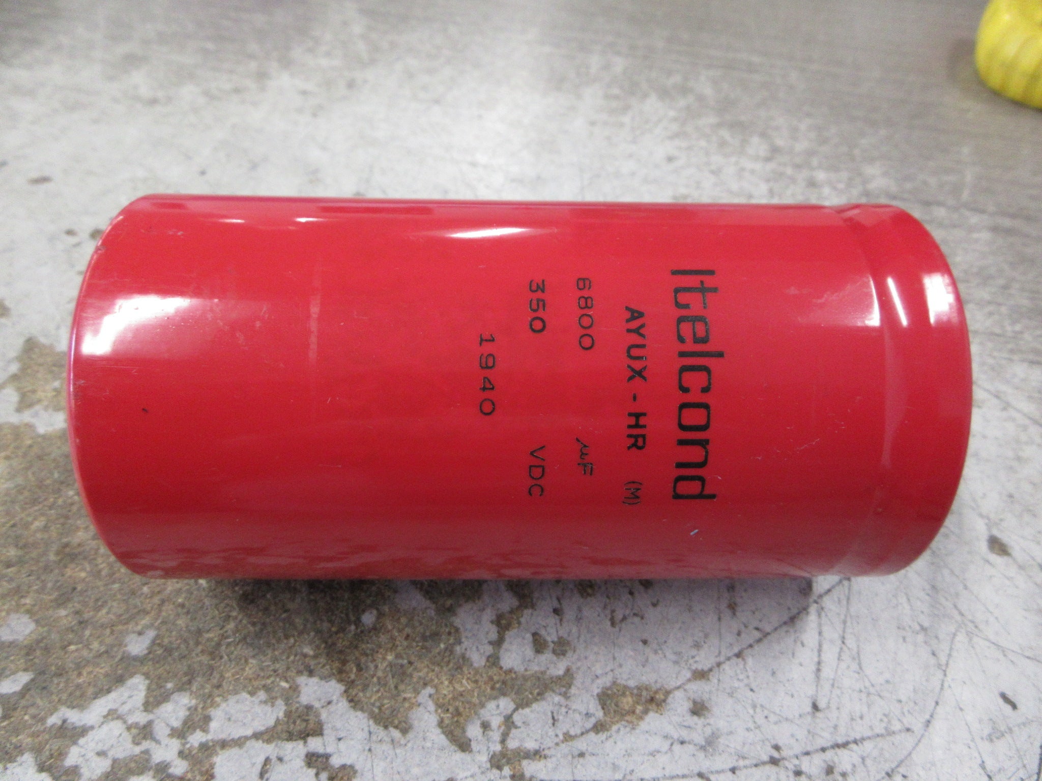 Itelcond Capacitor AYUX-HR 6800uF 350VDC Used