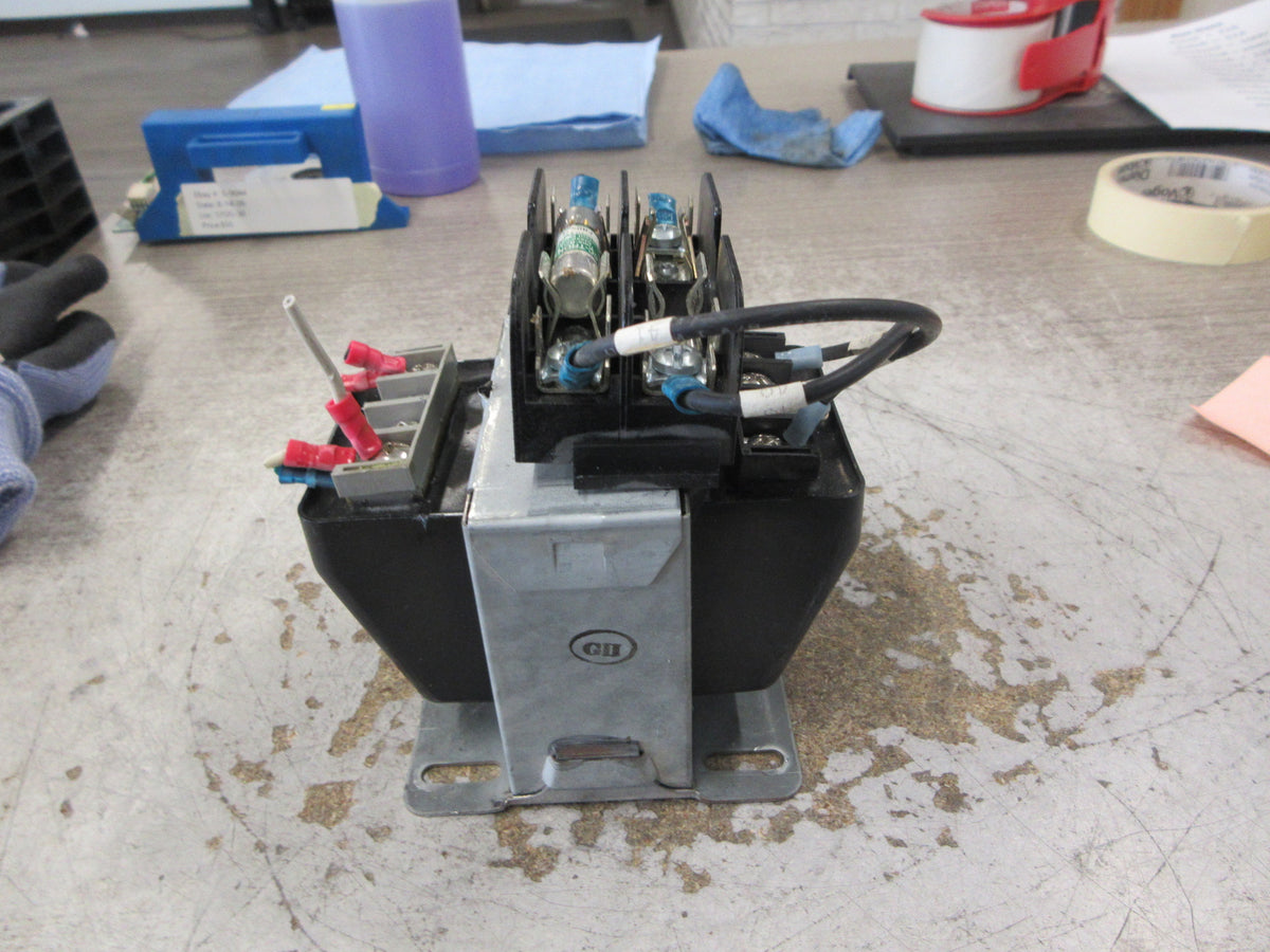 GE Control Transformer 9T58K0045G38 0.150kVA Pri: 240/480V Sec: 120V 1Ph Used