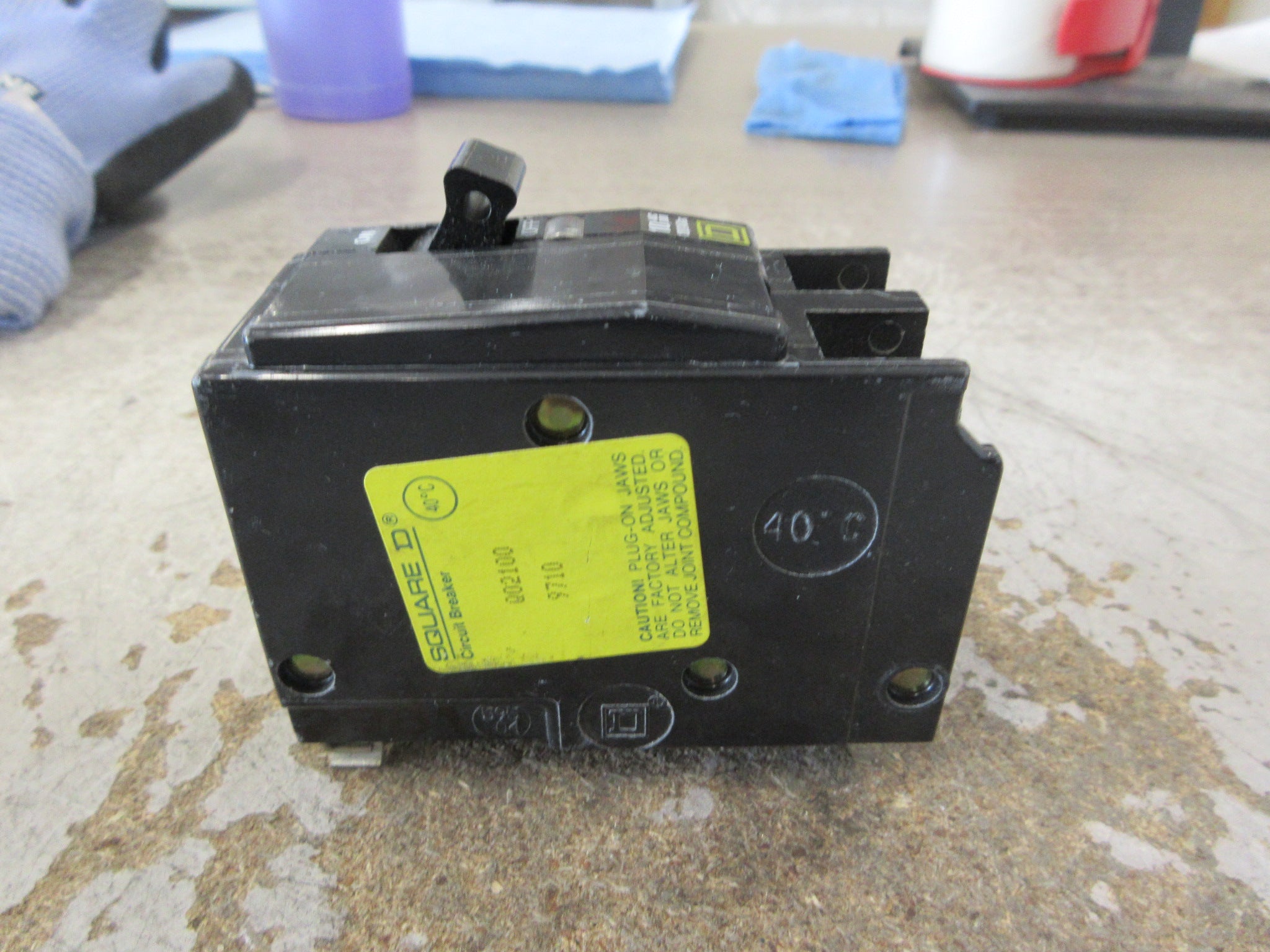 Square D Clip-On Circuit Breaker QO2100 100A 120/240V 2P Used