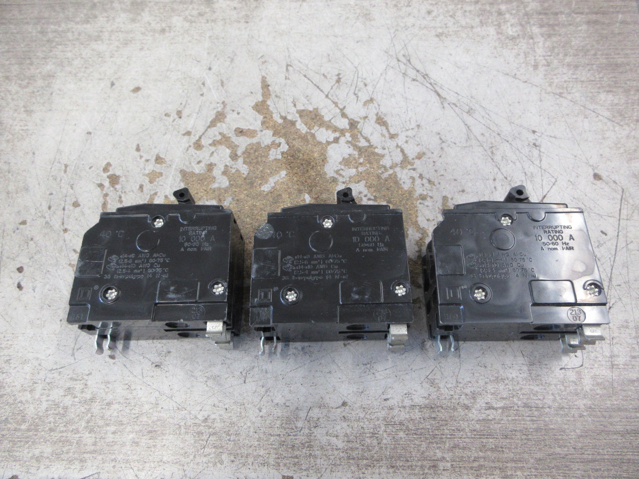 Square D Clip-On Circuit Breaker QO225 25A 120/240V 2P *Lot of 3* Used