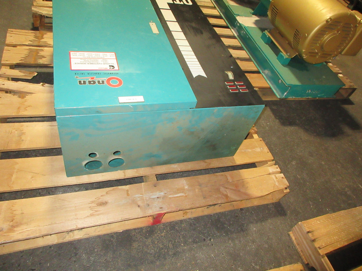Onan Automatic Transfer Switch OTUCD150 4X 1201 B 150A 277/480V 3Ph 4W Used