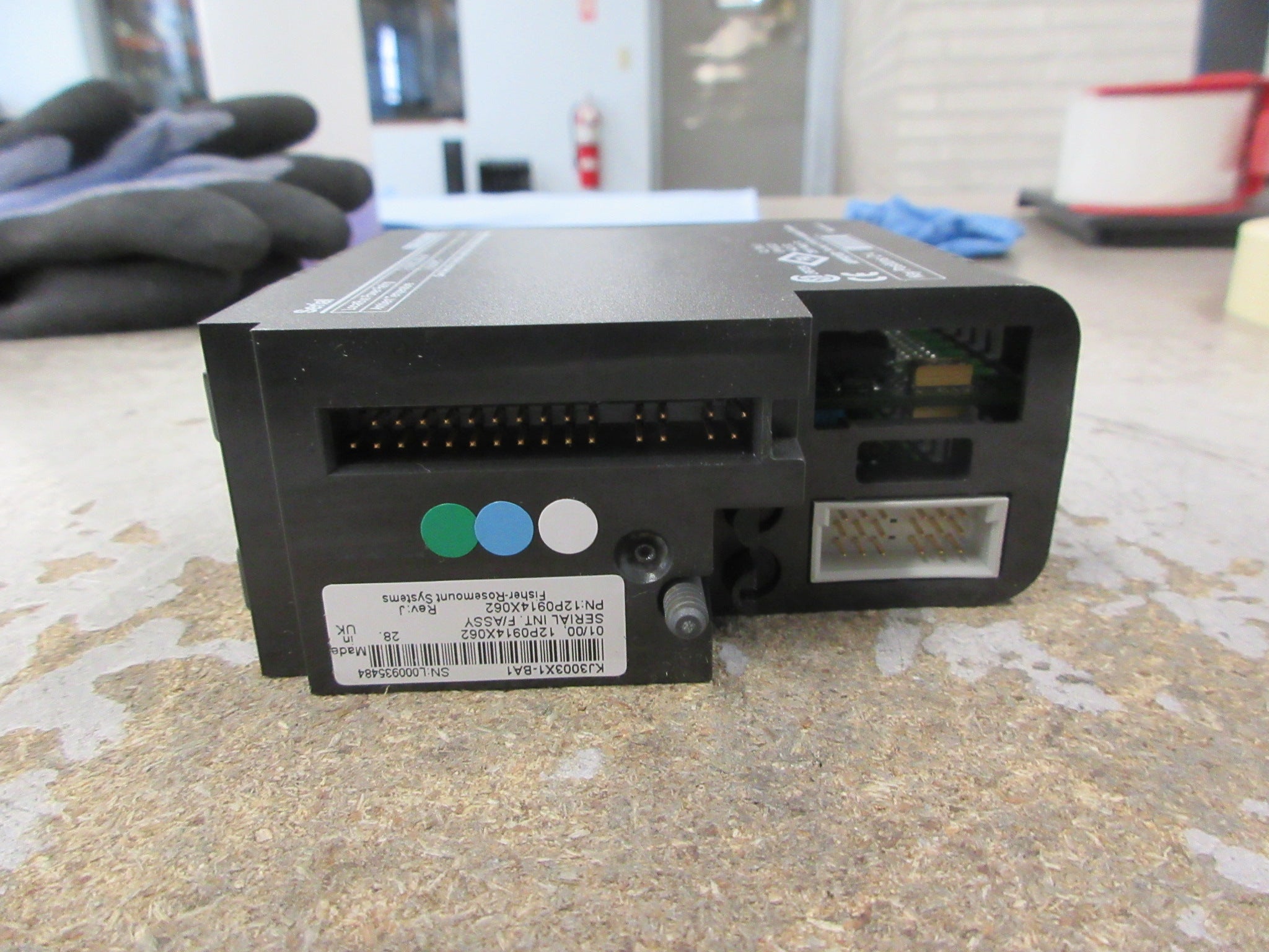 Fisher- Rosemount KJ3003X1-BA1 Serial Module 12P0914X062 Rev. J Used