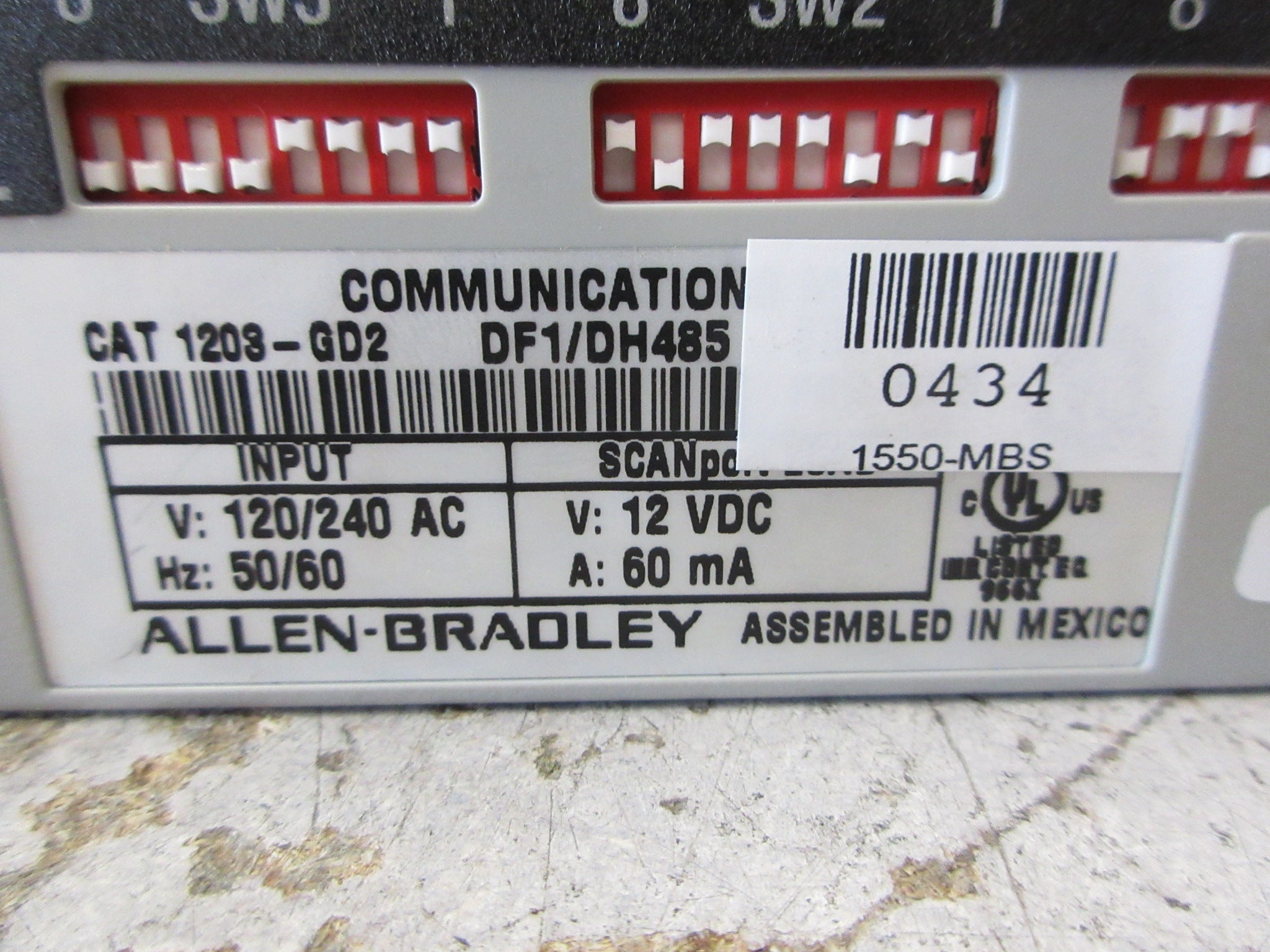ProSoft Modbus SCANport Adapter 1550-MBS *Broken Cover Clips* Used