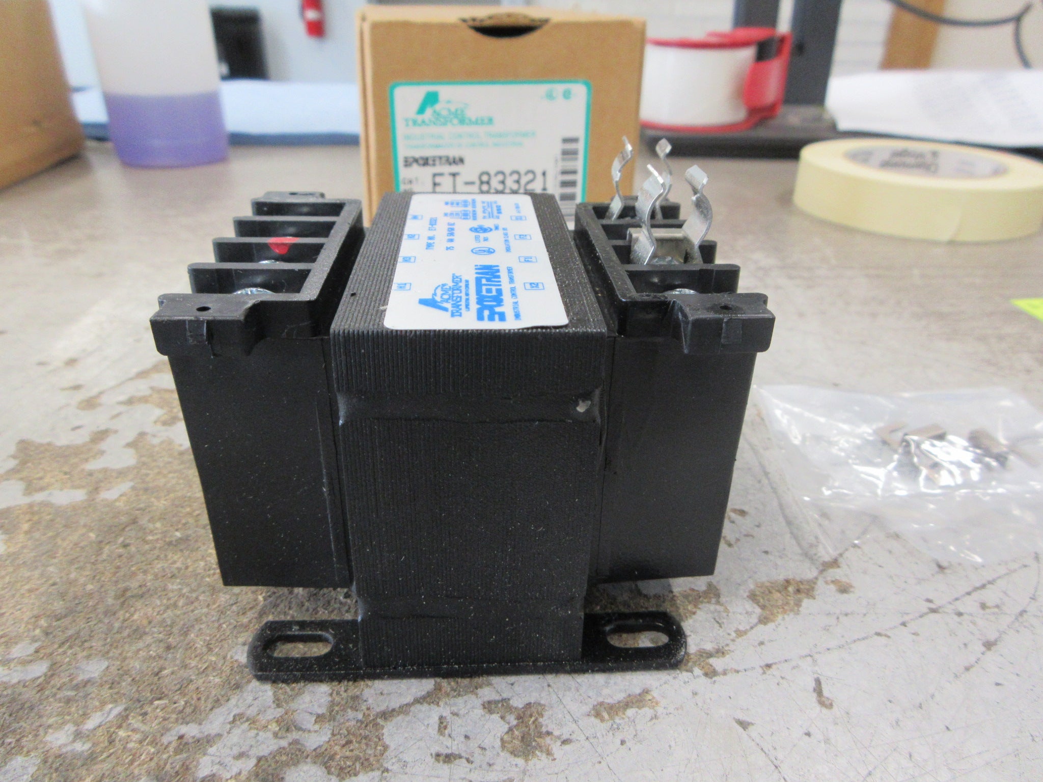 Acme Transformer Epoxetran Control Transformer ET-83321 75VA Pri: 240/480V Used