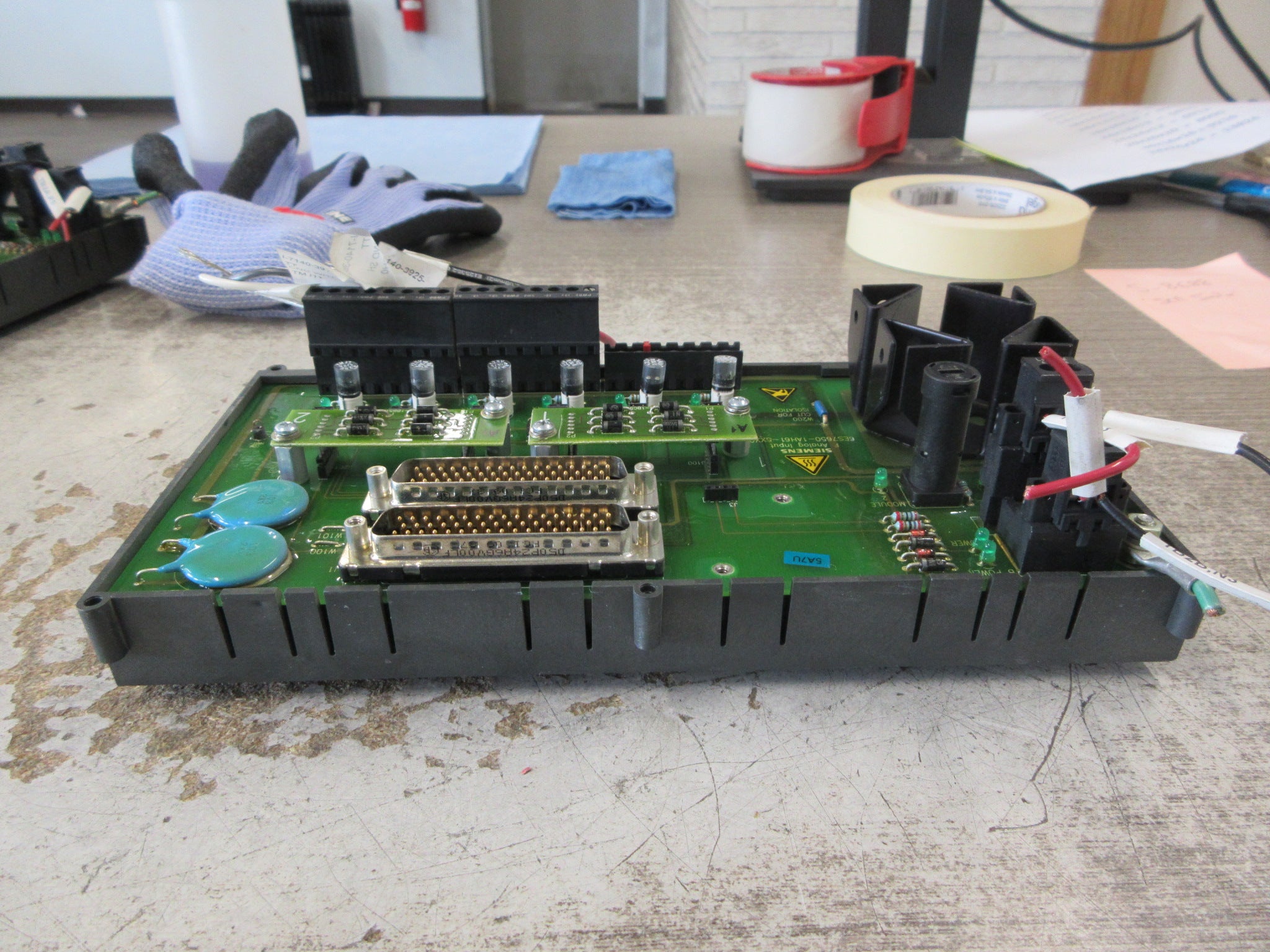 Siemens Failsafe Analog Input MTA 6ES7650-1AH61-5XX0 6-Ch Used