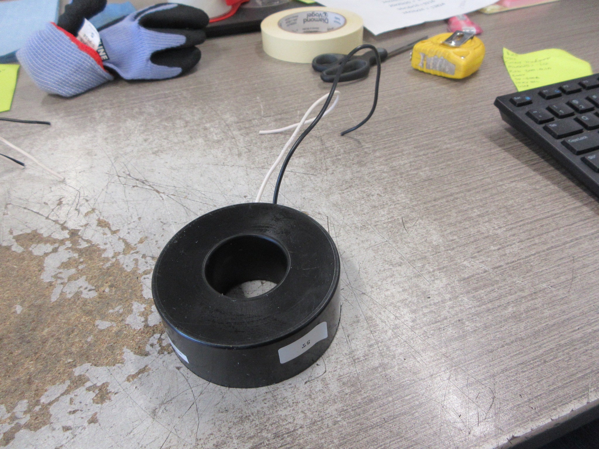 WICC Current Transformer MW0125.1-L12 Ratio 300:0.1A 600V 50-400Hz 10KV BIL Used