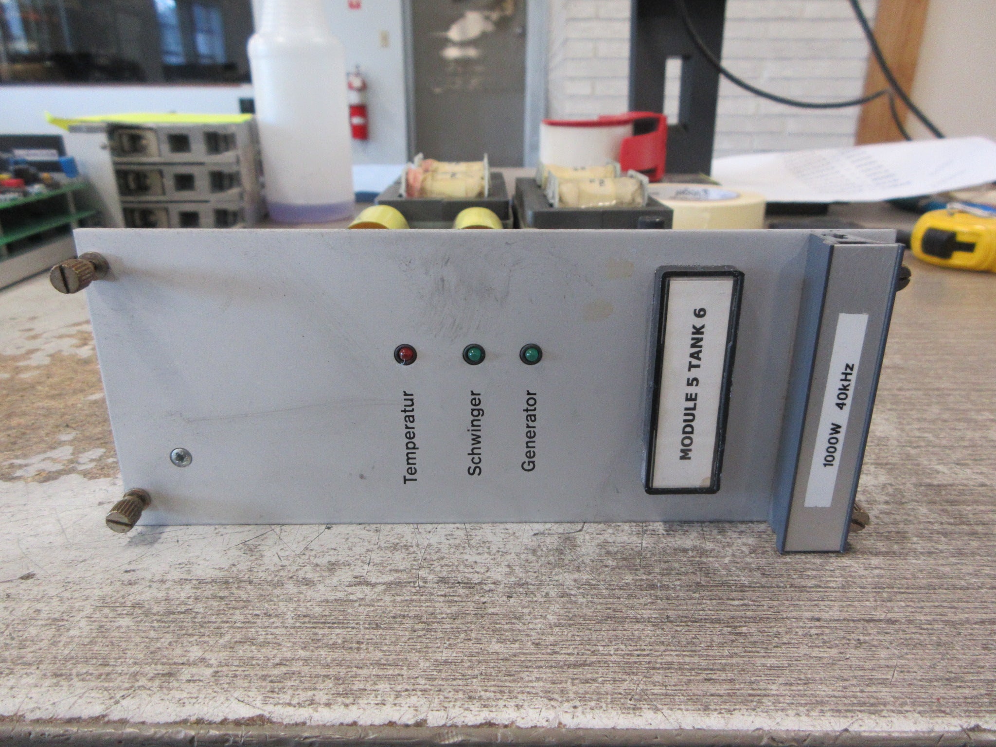Elma Ultrasonic HF Ultrasonic Generator Module MC1000/40/98 40KHz Used
