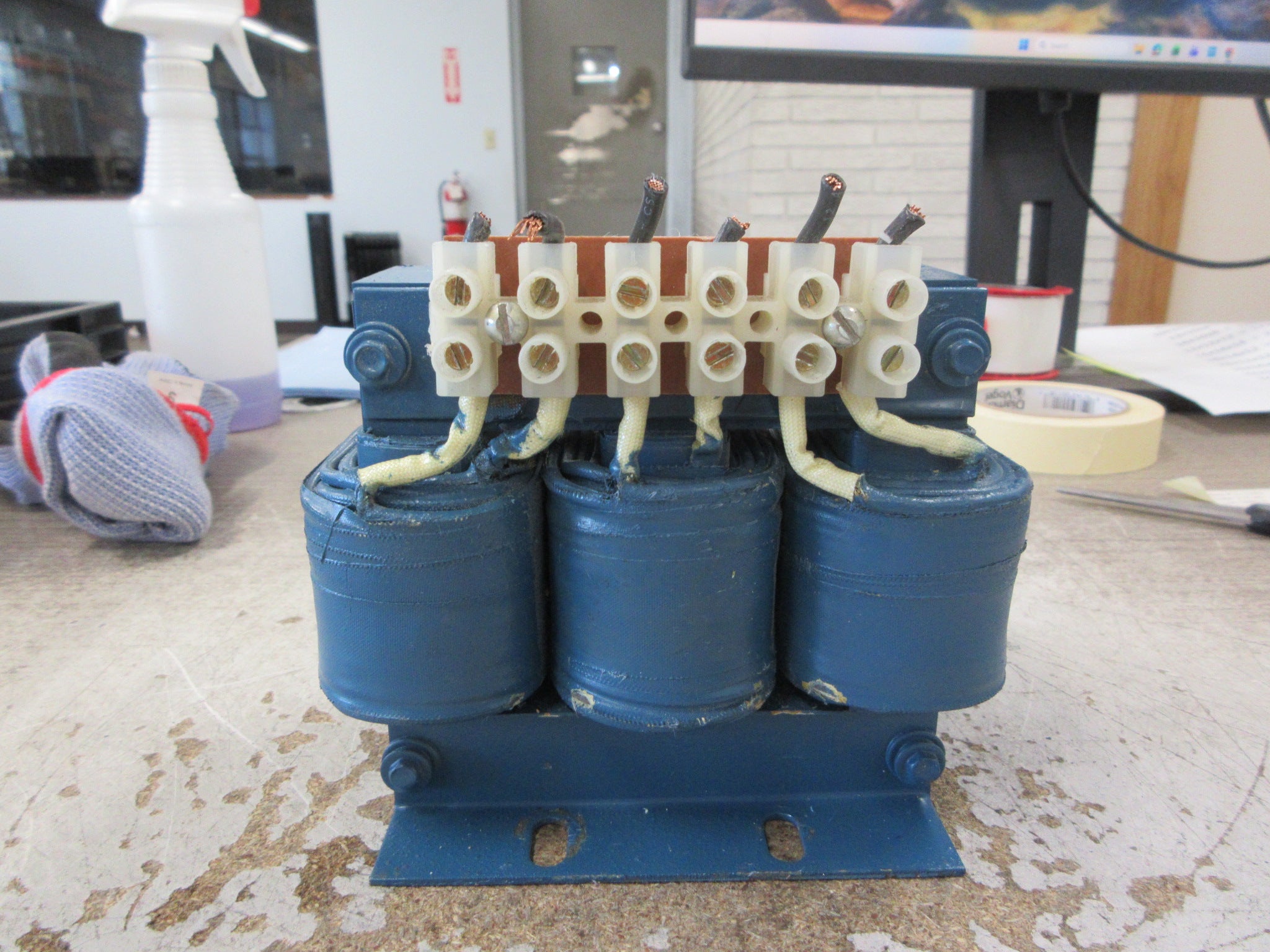 MTE 3Ph Line Reactor RL-01203 4.20mH 12A 600V 50/60Hz Used