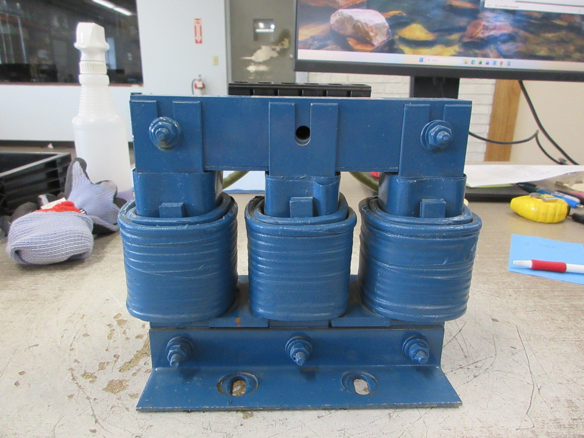 MTE 3Ph Line Reactor RL-04502 0.7mH 45A 600V 50/60Hz Used