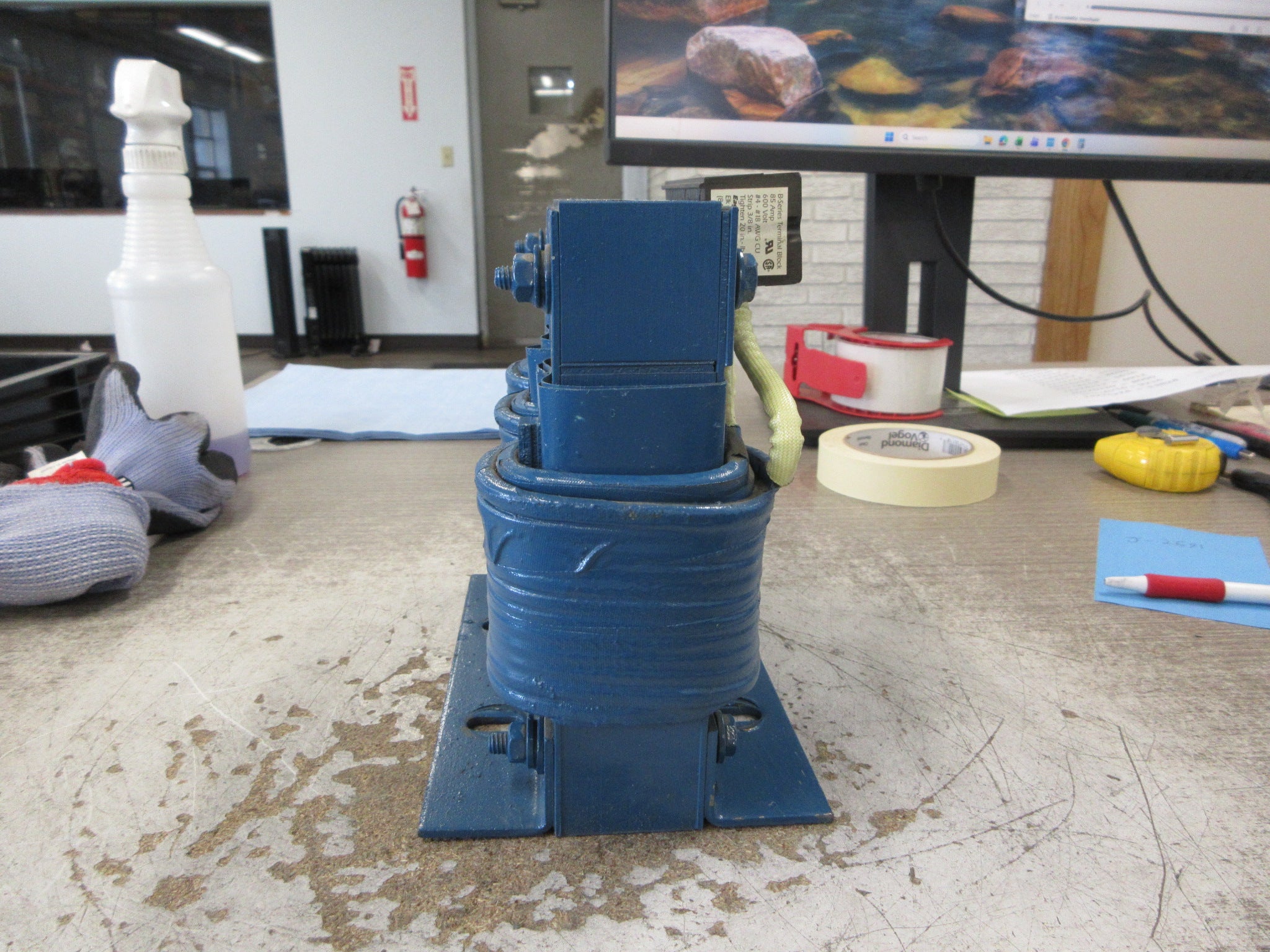MTE 3Ph Line Reactor RL-04502 0.7mH 45A 600V 50/60Hz Used
