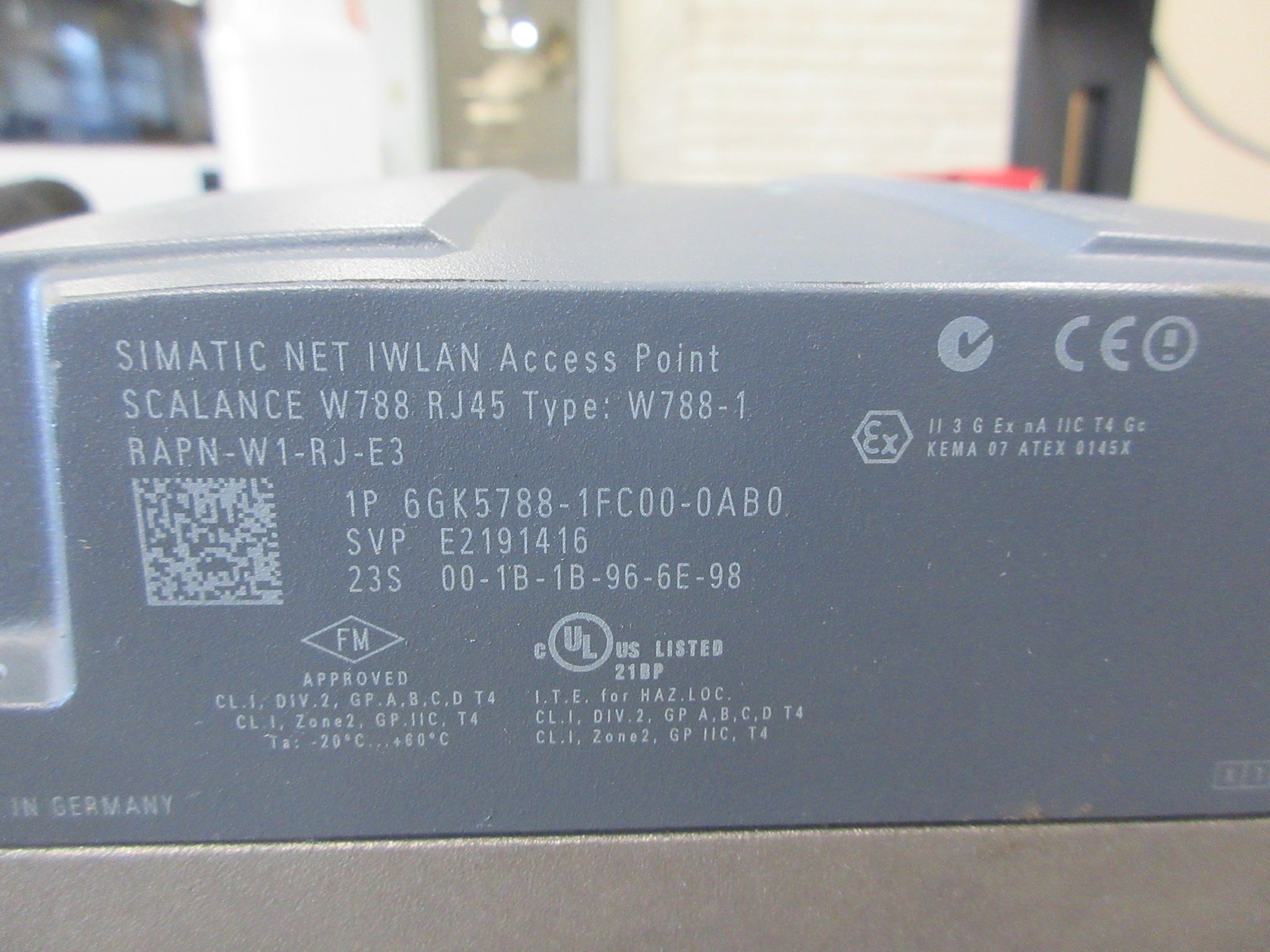 Siemens Scalance W788-1 Simatic Net IWLAN Access Point 6GK5788-1FC00-0AB0 Used