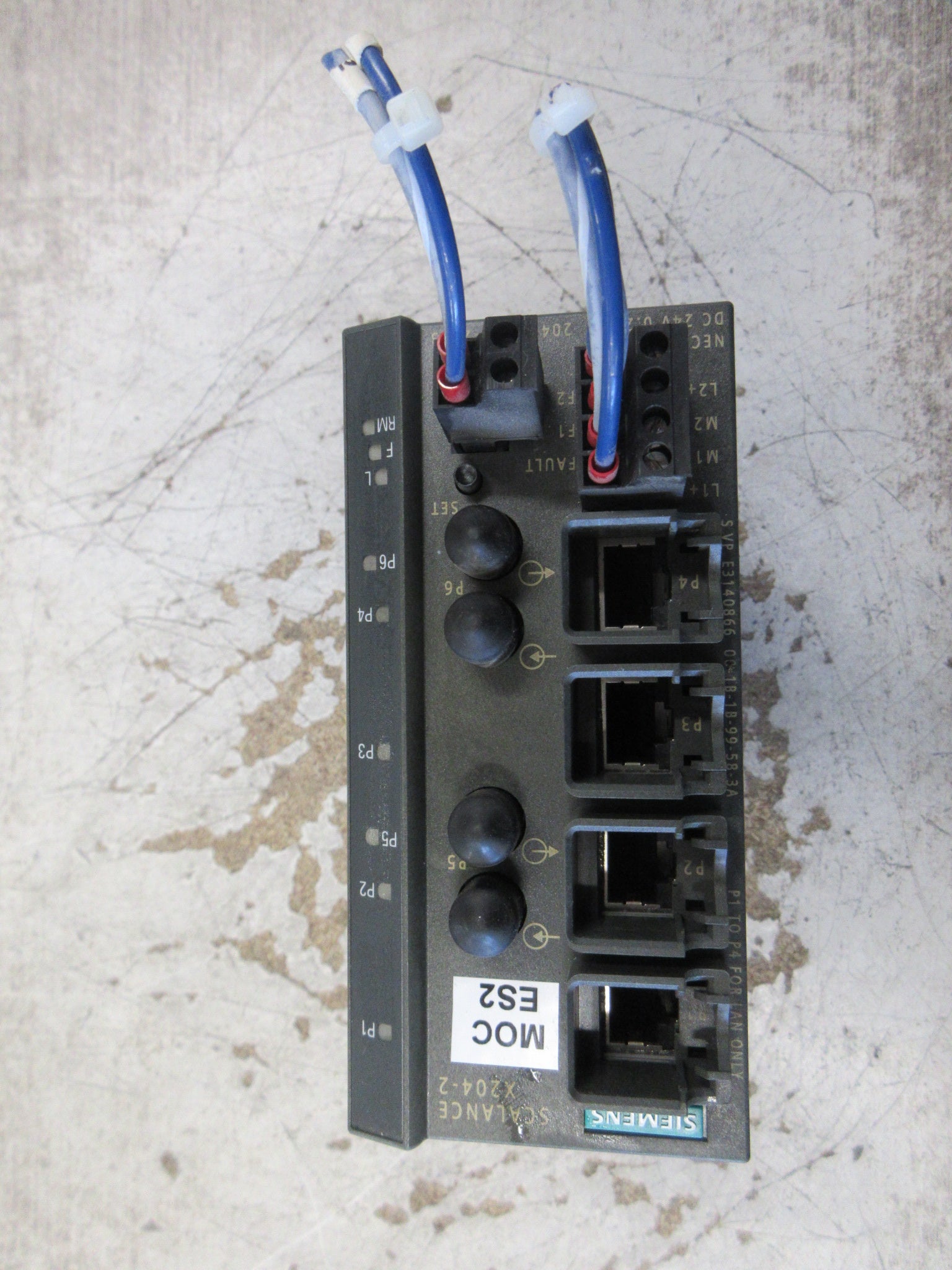 Siemens Scalance X204-2 Simaitc Net Industrial Ethernet Switch Used