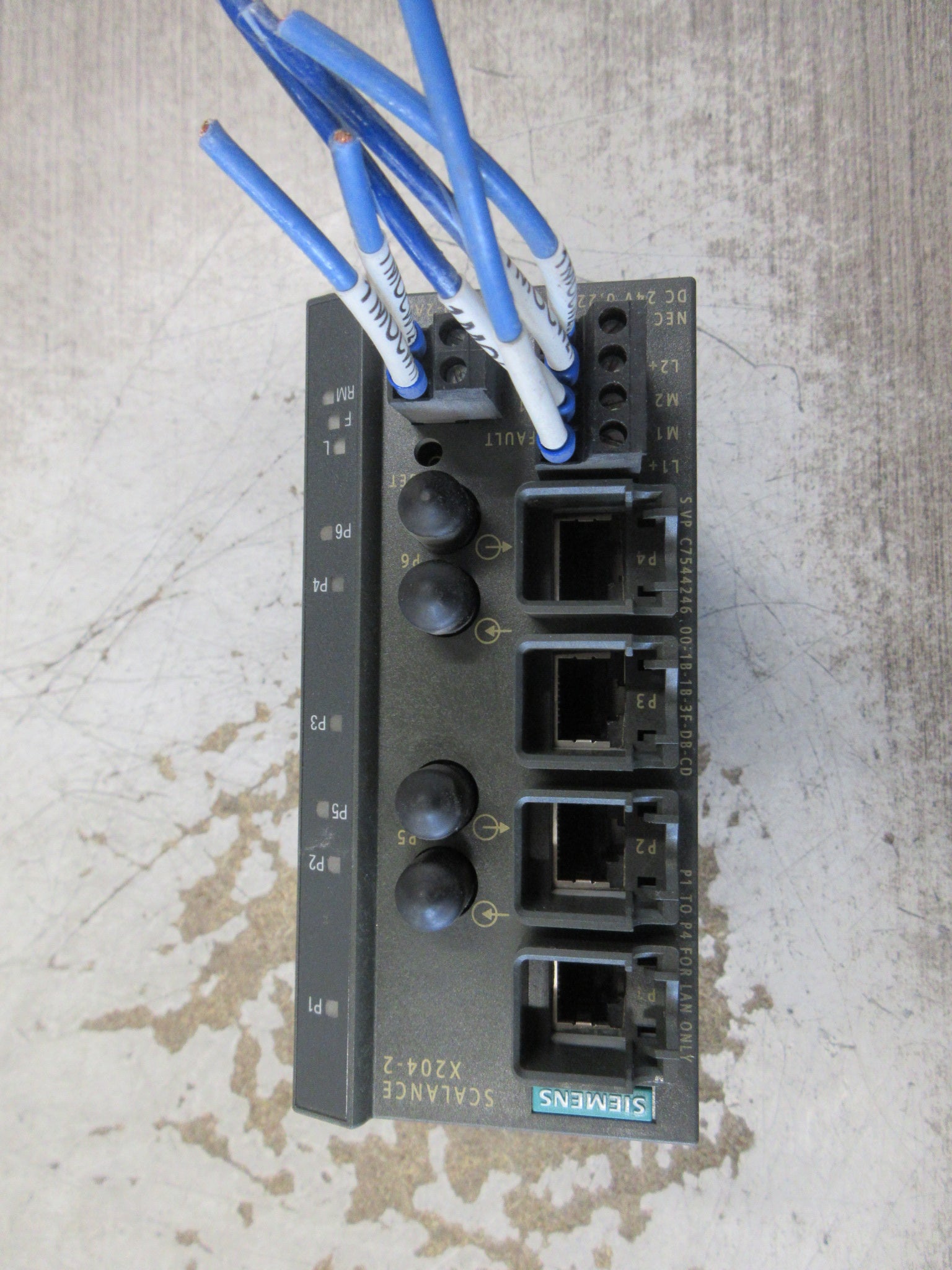 Siemens Scalance X204-2 Simaitc Net Industrial Ethernet Switch Used