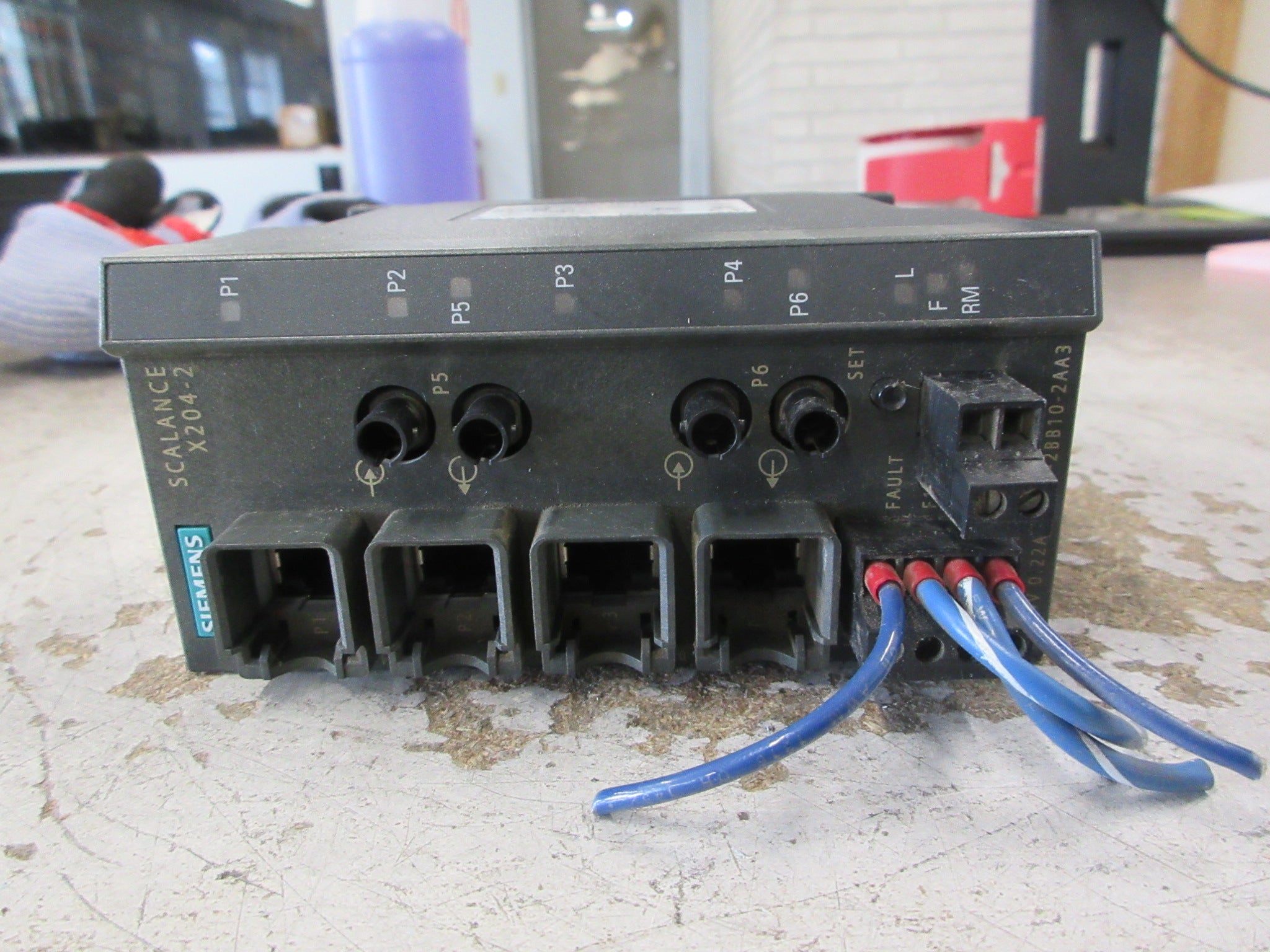 Siemens Scalance X204-2 Simaitc Net Industrial Ethernet Switch Used