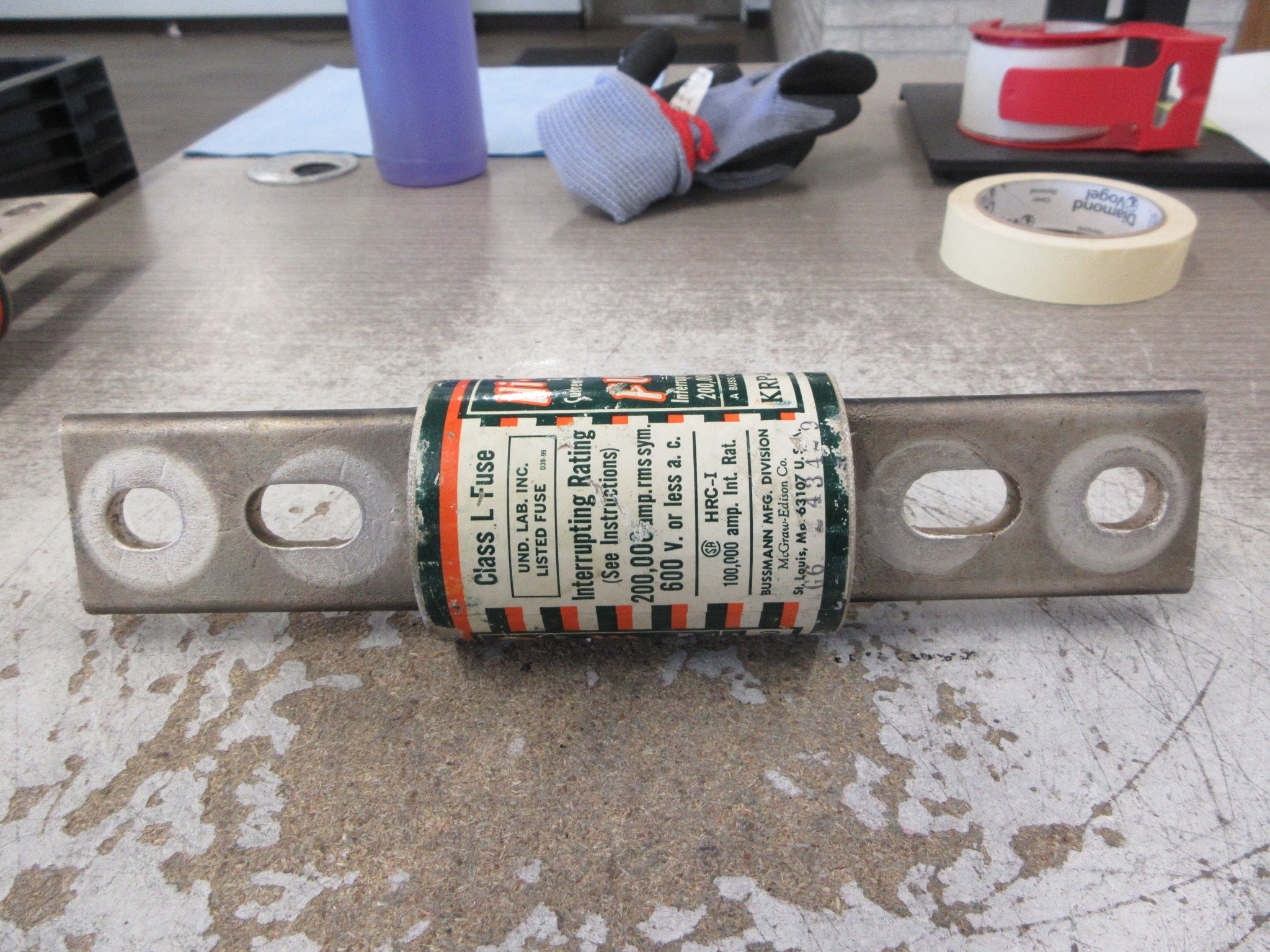 Bussmann Hi-Cap Fuse KRP-C 1200 600V 1200A Used