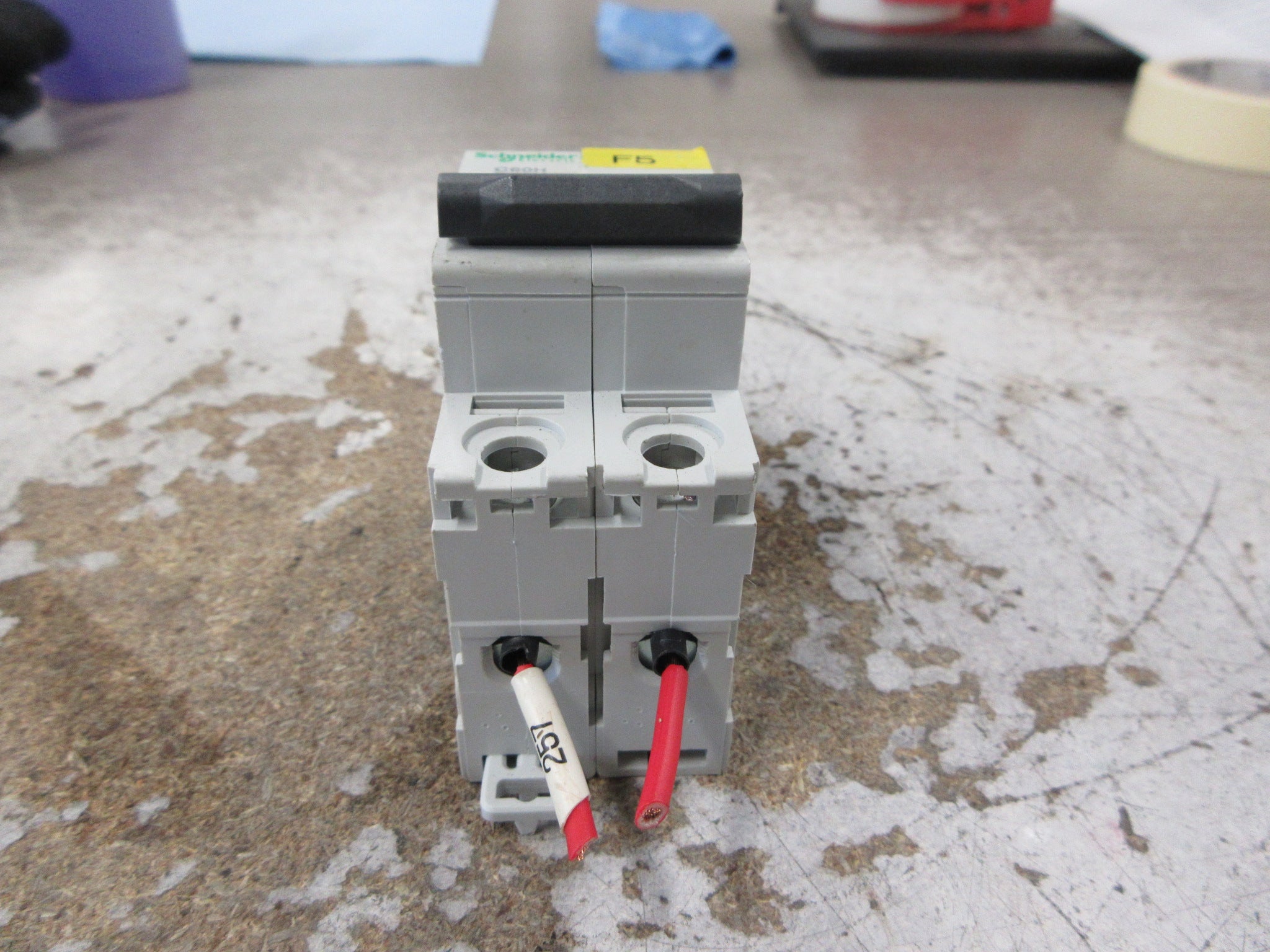 Schneider Electric Circuit Breaker C60H C4 4A 415V 2P Used