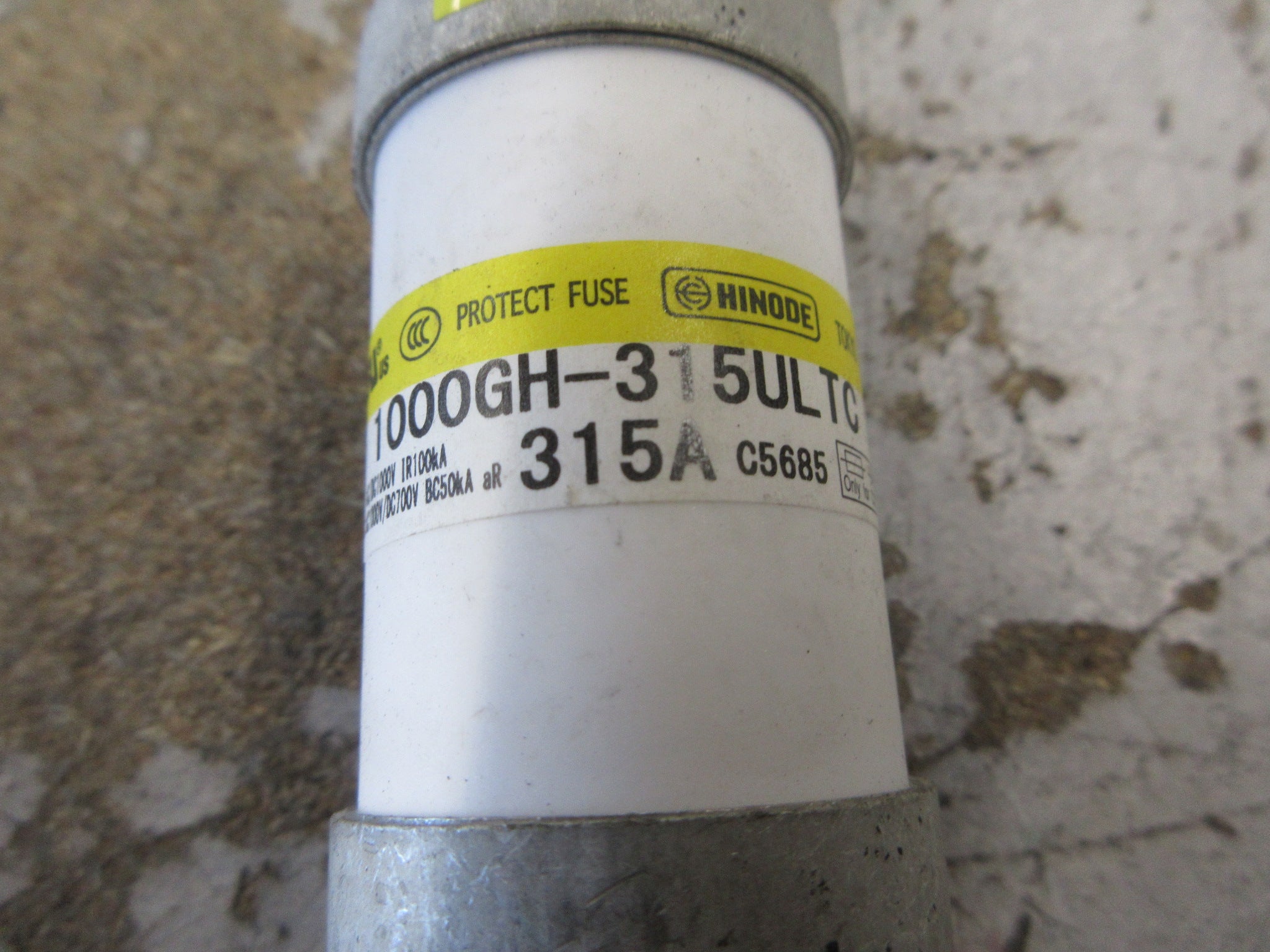 Hinode Fuse 100GH-315ULTC 315A 1000V Used