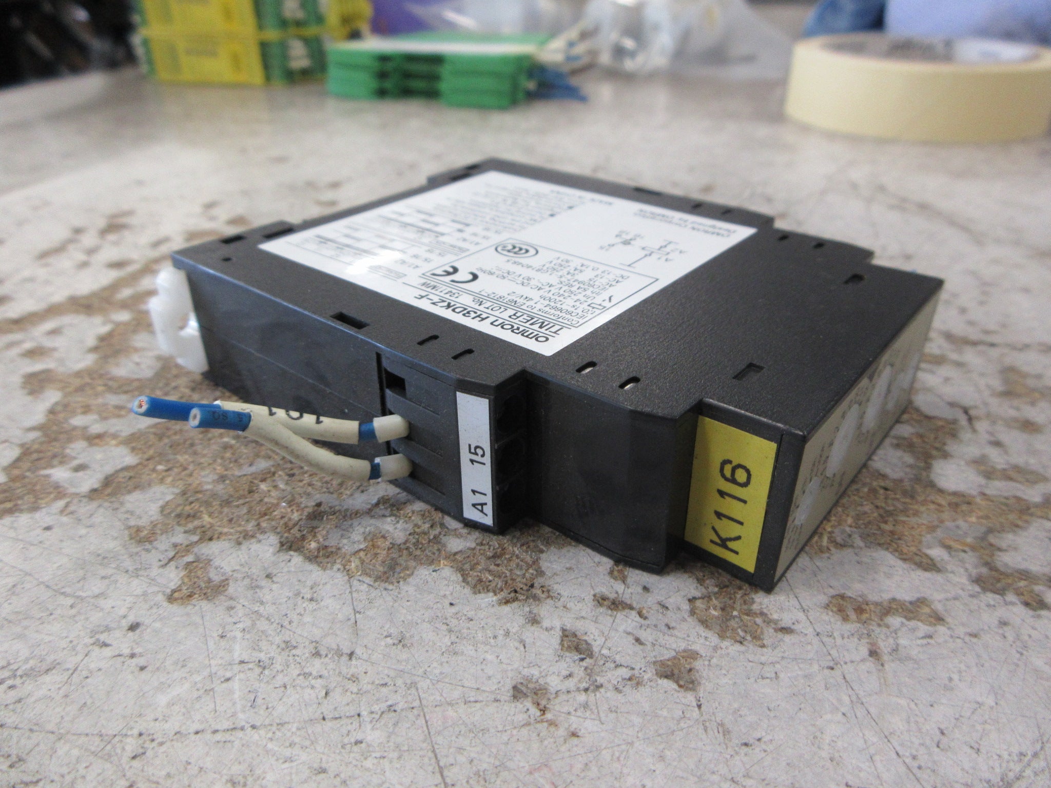 Omron Timer H3DKZ-F Range: 0.1 sec-1200 hrs Used