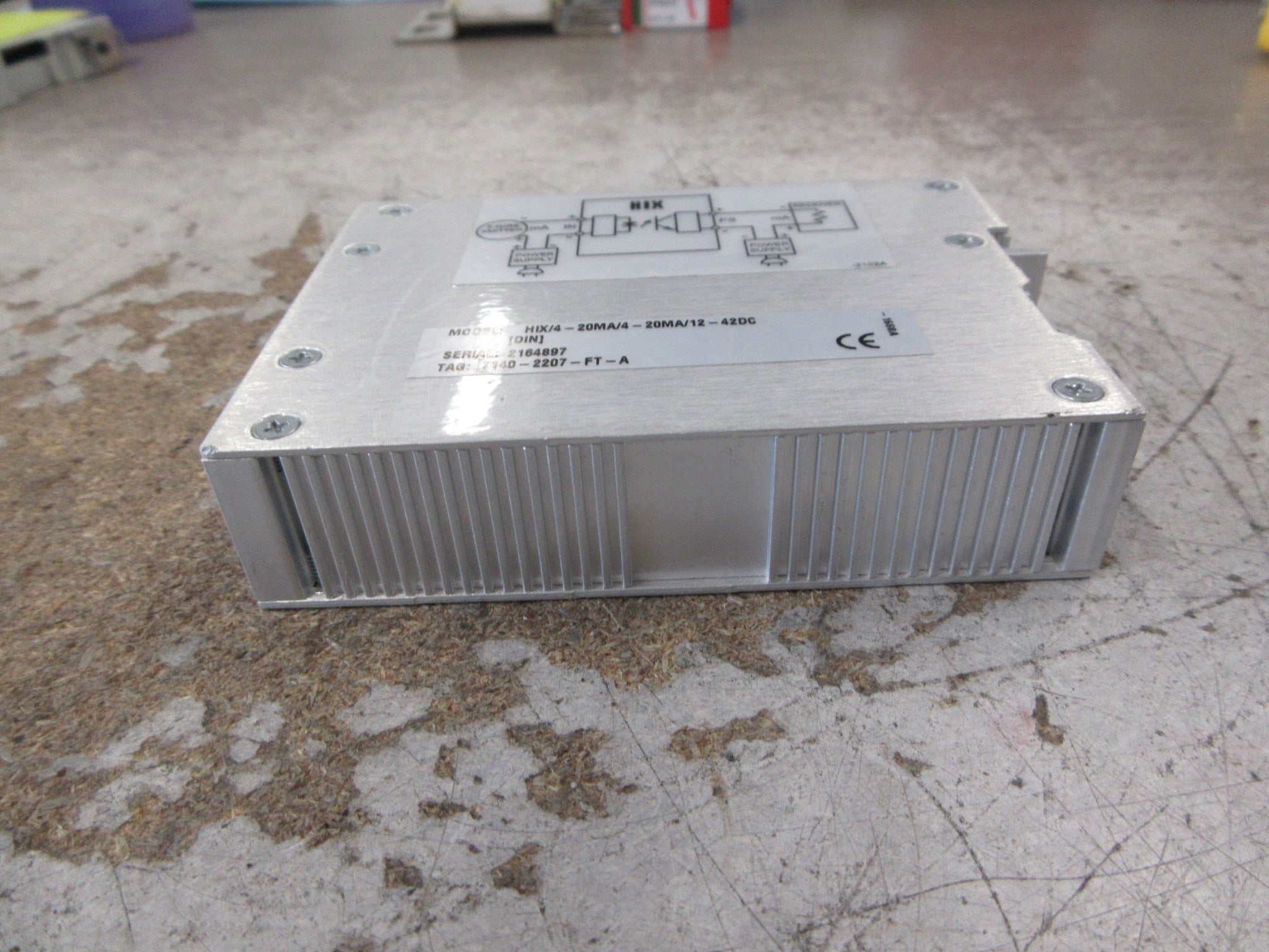 Moore Industries HIX HART Isolator HIX/4-20MA/4-20MA/12-42DC Used