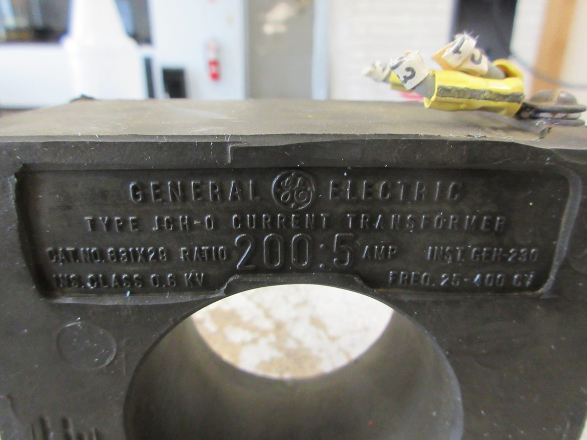 GE Current Transformer 631X29 Ratio 200:5A Used