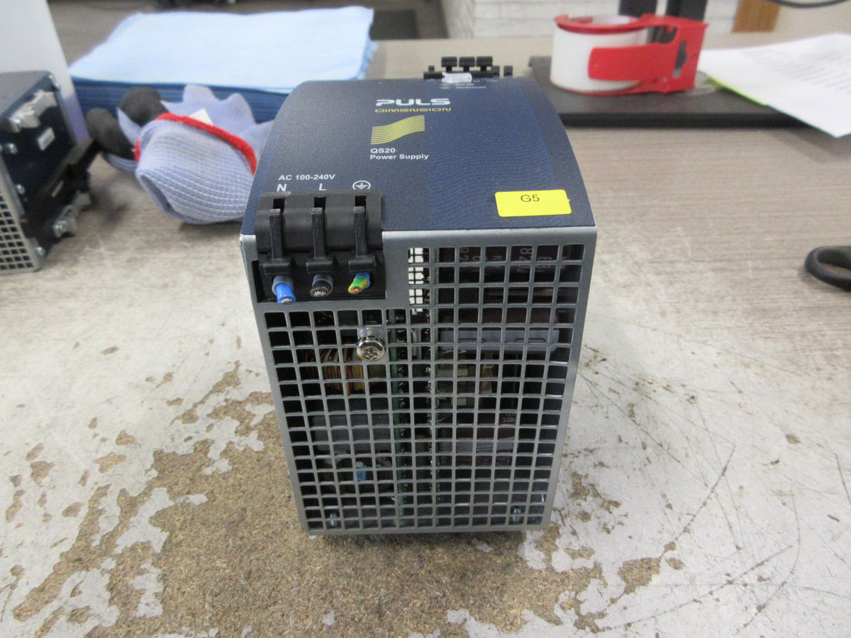 Puls Dimension Power Supply QS20.481 480W *Bent Case* *No DIN-Rail Mount* Used