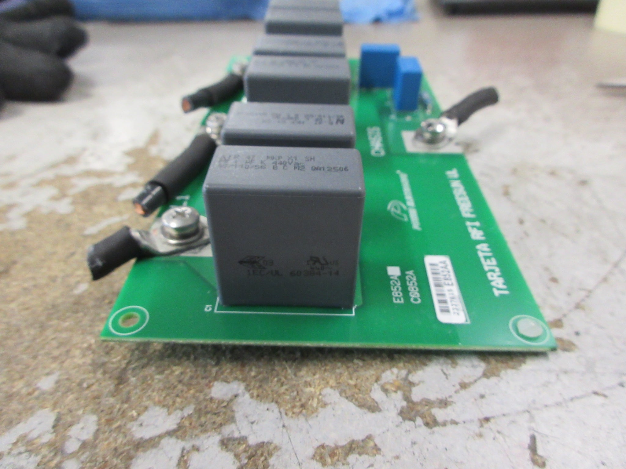 Power Electronics AC RFI Filter Board E852AA Used