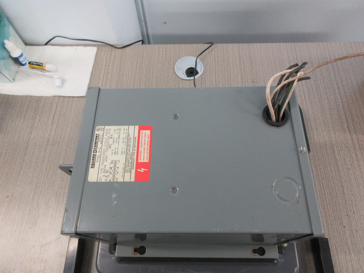 Square D Transformer 3S1F 3KVA Pri: 240/480V Sec: 120/240V 60Hz 1Ph Used
