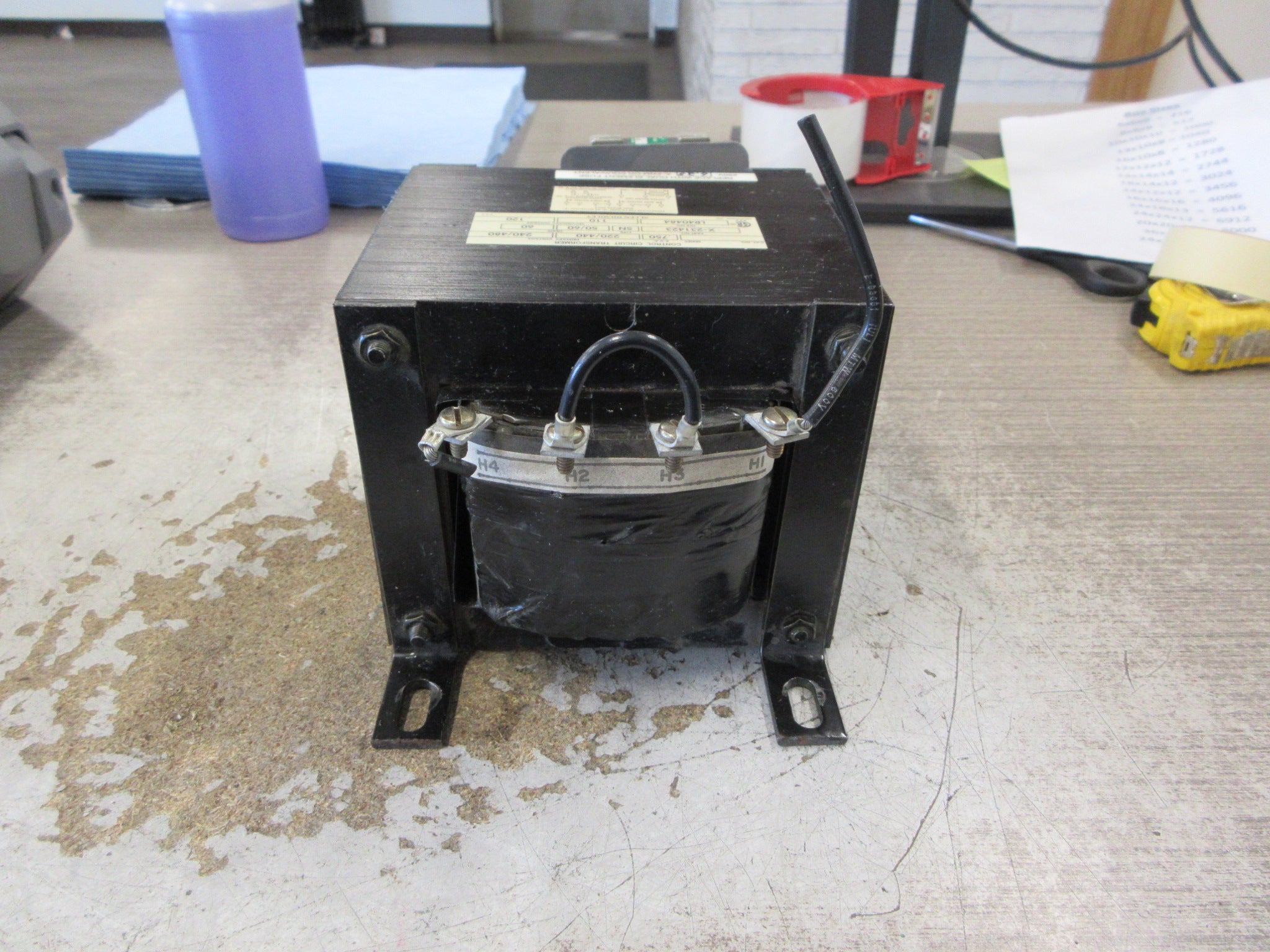 Allen-Bradley Control Transformer X-231423 0.750KVA Pri: 240/480V Sec: 120V Used