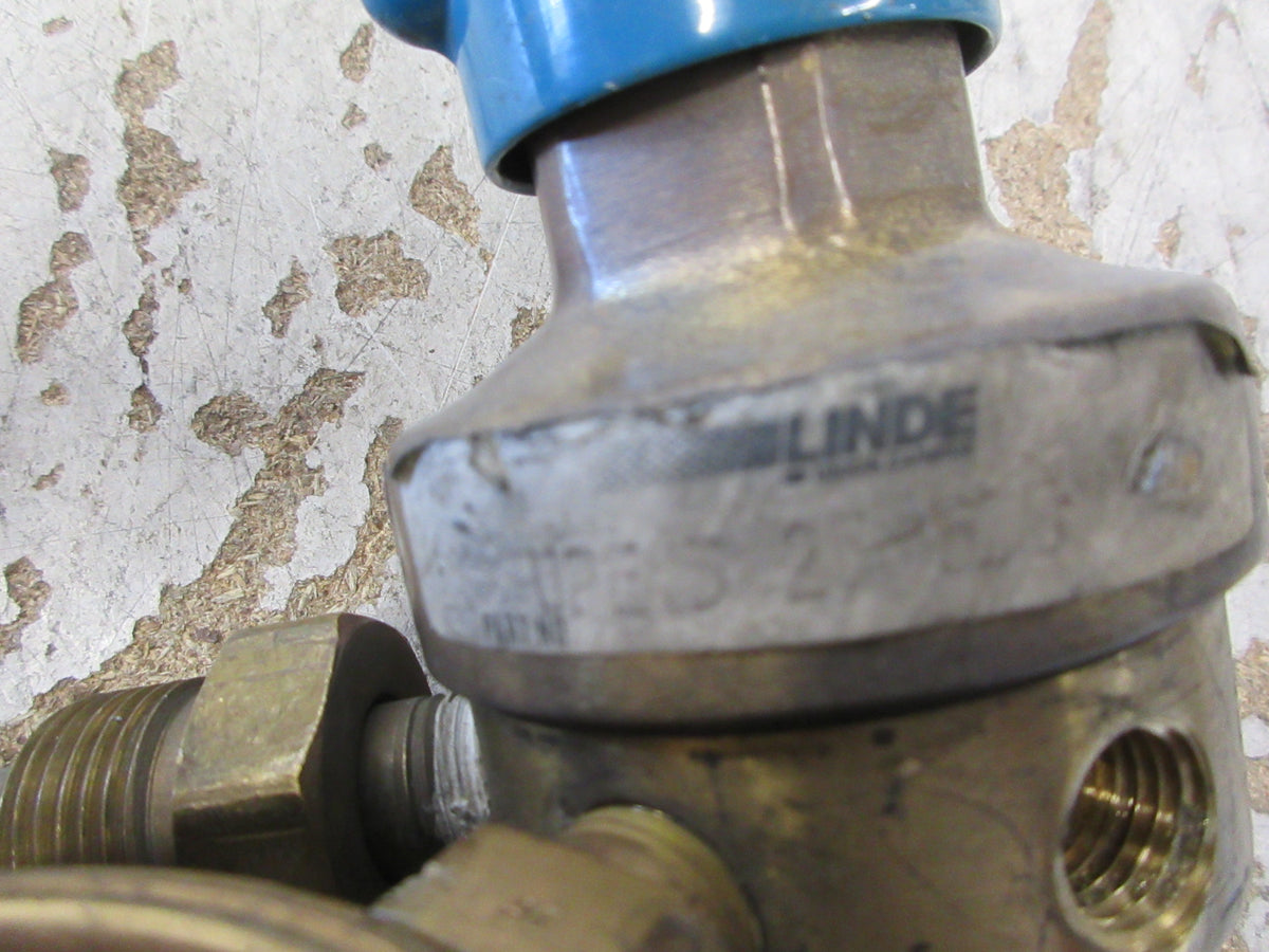 Linde Gas Regulator U2E 5 25-500 Range: 0-4000 PSI Used