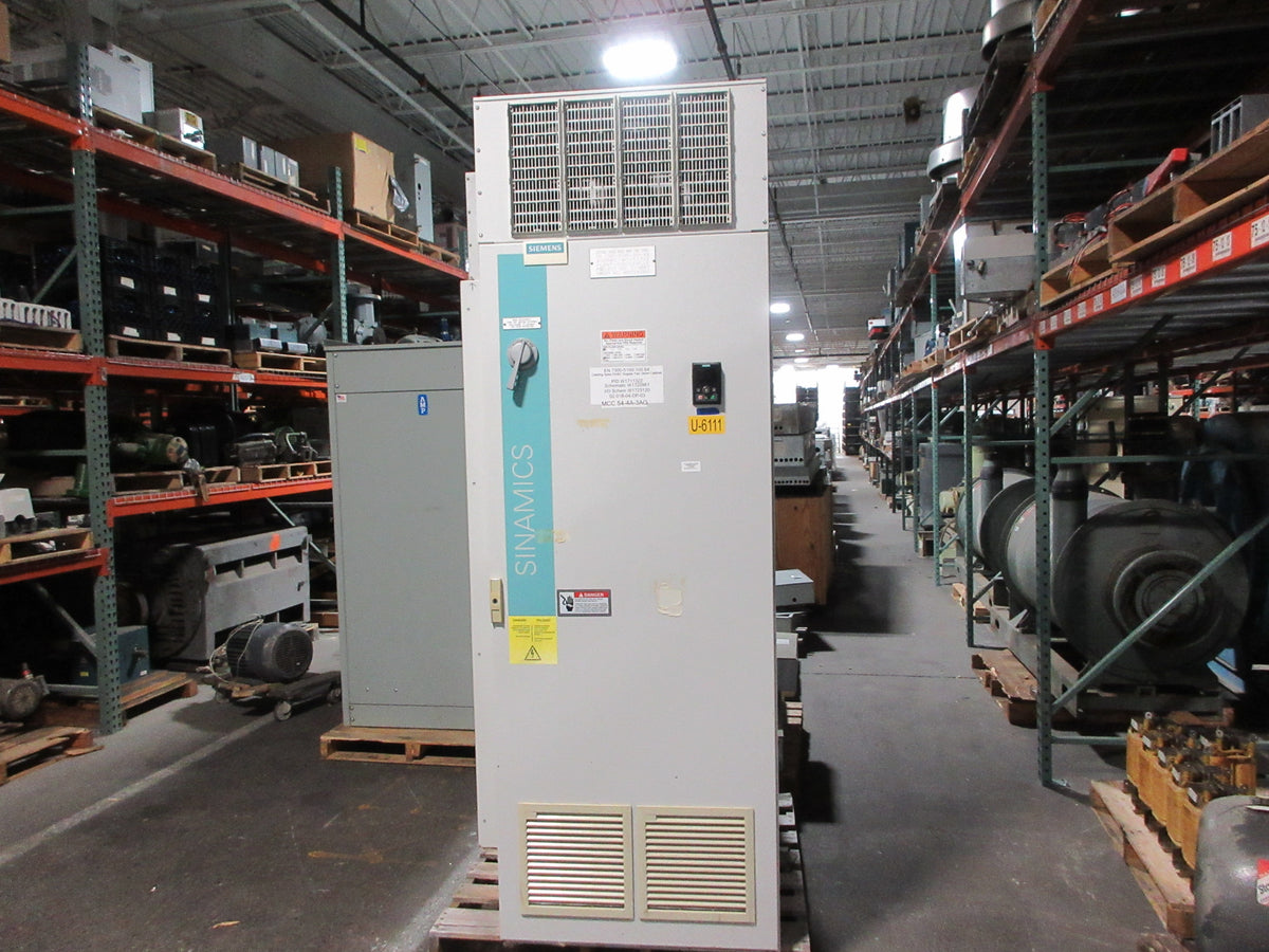 Siemens Enclosed G120 AC Drive 6SL3224-OBE37-5UA0 125HP Used