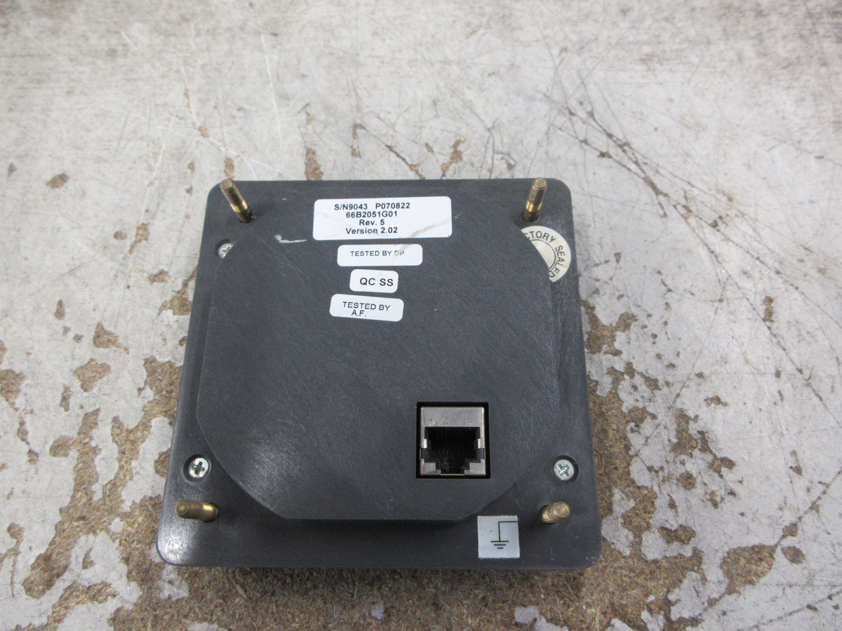 Eaton IQ 200 Display Panel 66B2051G01 Rev. 5 Ver. 2.02 *Peeling Front* Used