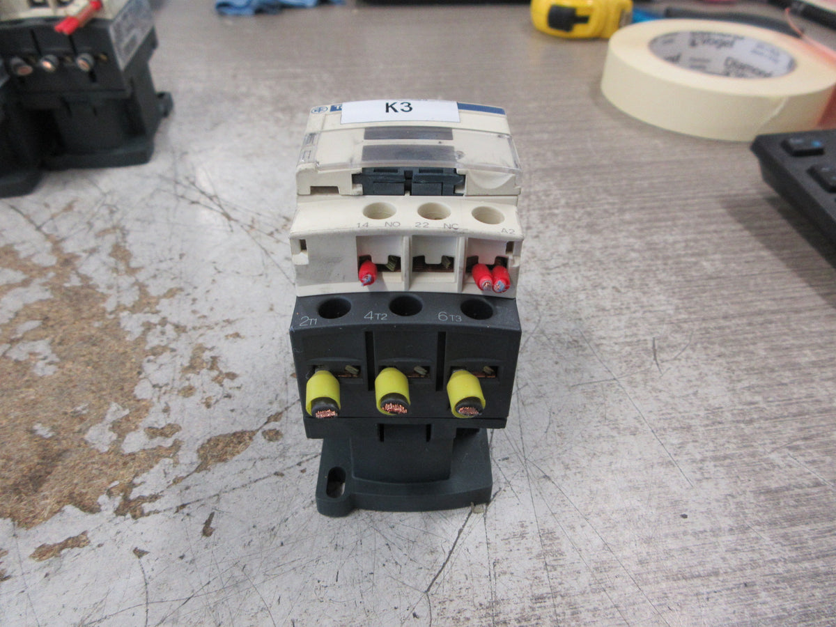 Telemecanique Contactor LC1 D18 24V Coil 32A 600V Used