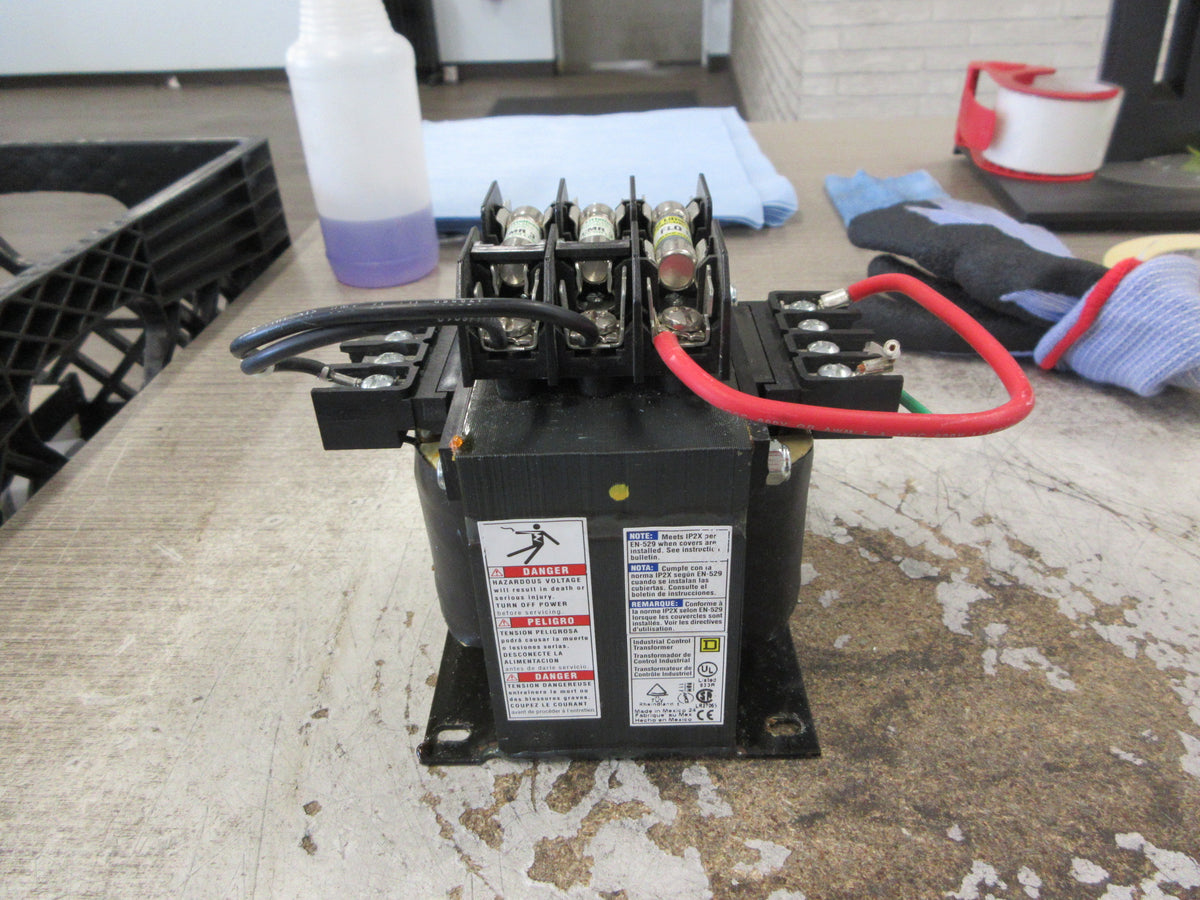 Square D Transformer 9070TF500D1 500 VA Pri:240/480, Sec: 120V Used