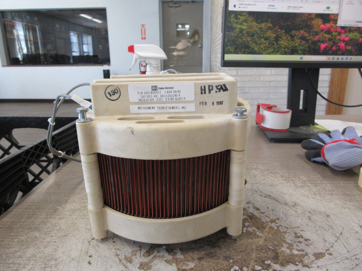 Cutler-Hammer Control Power Transformer 403-480 3KVA Pri: 480V Used