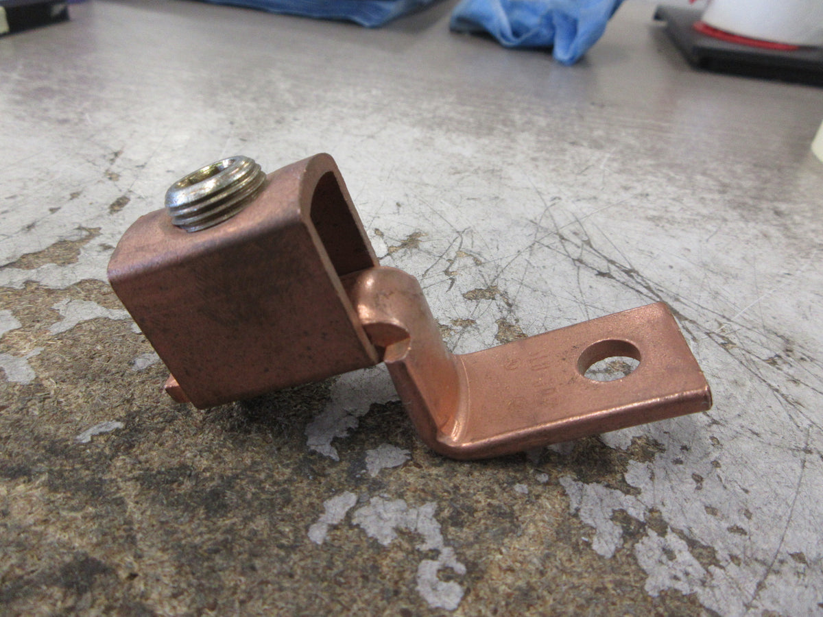 Burndy Copper Mechanical Lug SLU-300 1/0-350MCM Used