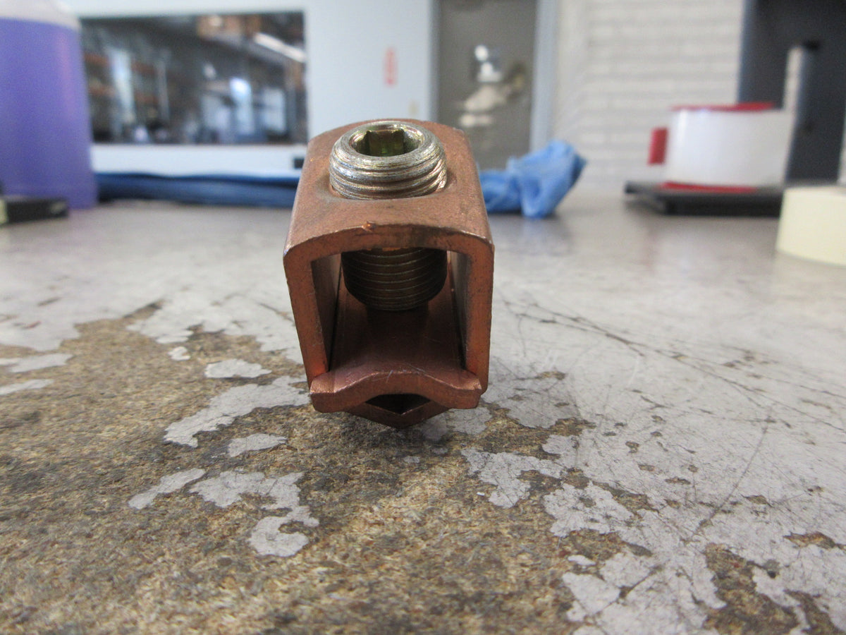 Burndy Copper Mechanical Lug SLU-300 1/0-350MCM Used