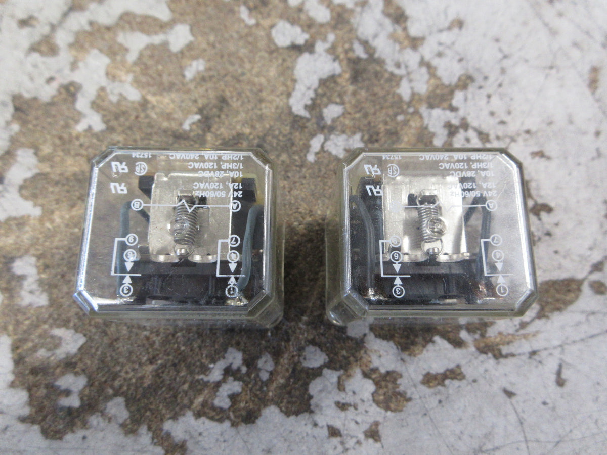 Dayton Relay 5X837F 24V Coil *Lot of 2* Used