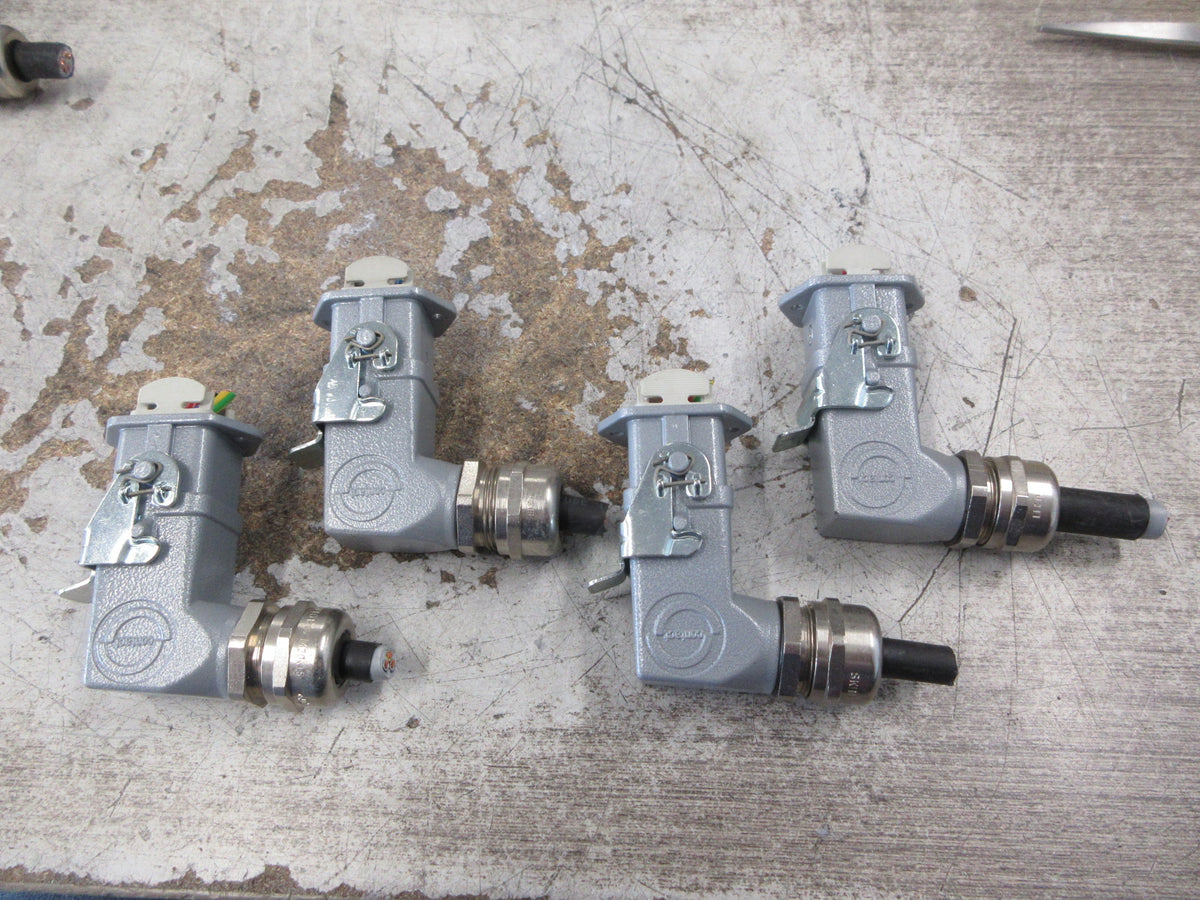 Contact Electronics Plug & Connector Set 5-Pin *Lot of 4* Used