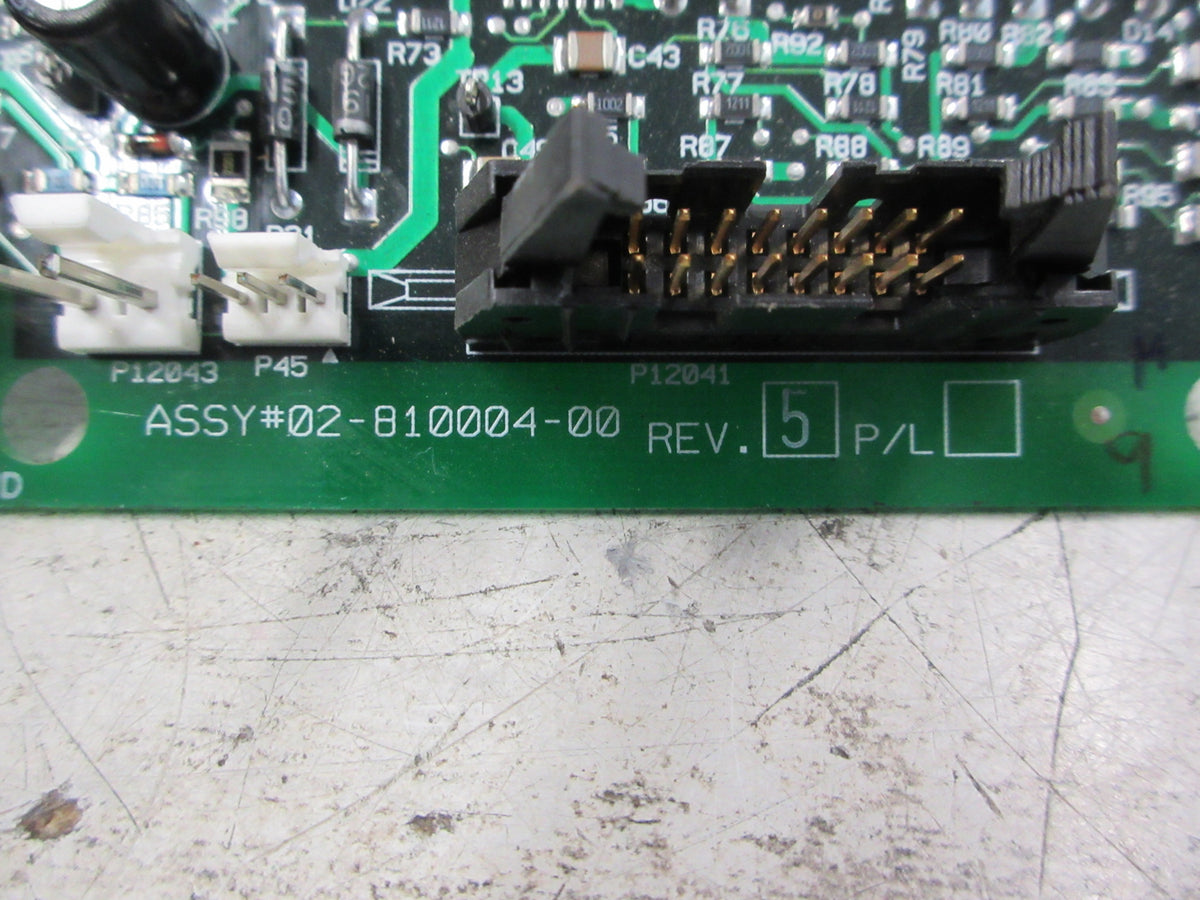 Liebert Bypass Static Switch Driver Board 02-810004-00 Rev. 5 Used